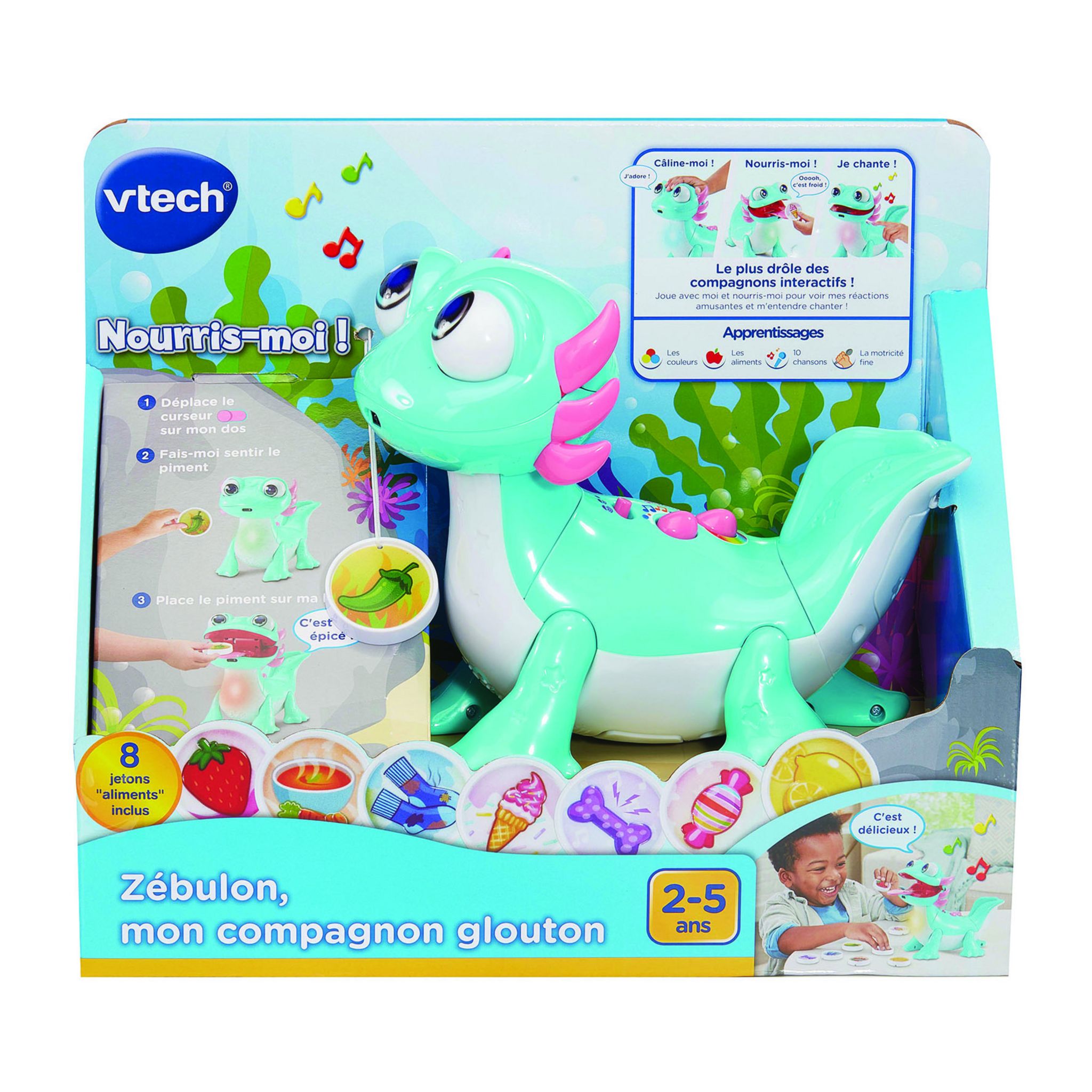 Voir la diapositive 11 : VTECH Zebulon Mon compagnon Glouton