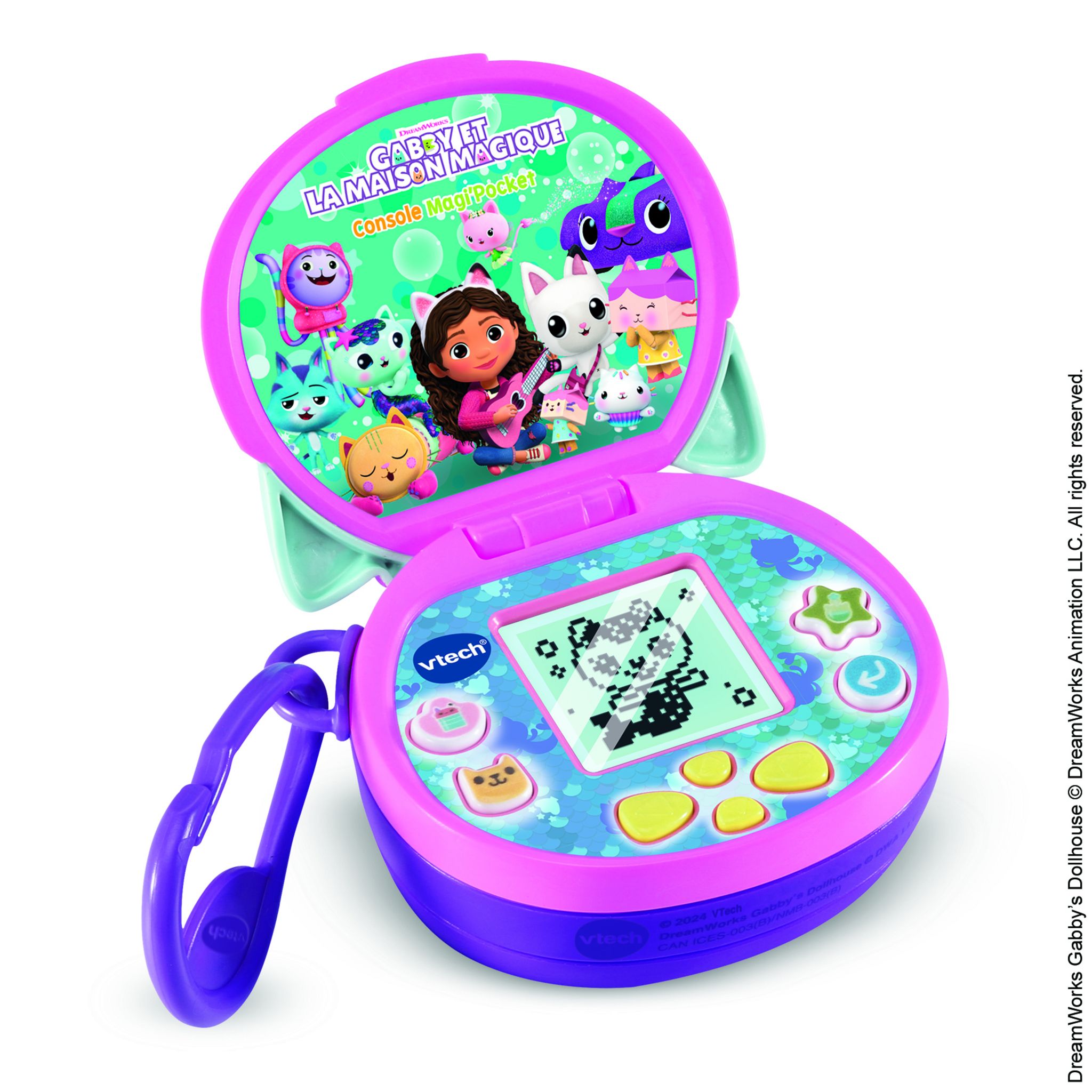 Voir la diapositive 2 : VTECH Console Magi Pocket Gabby et la Maison Magique