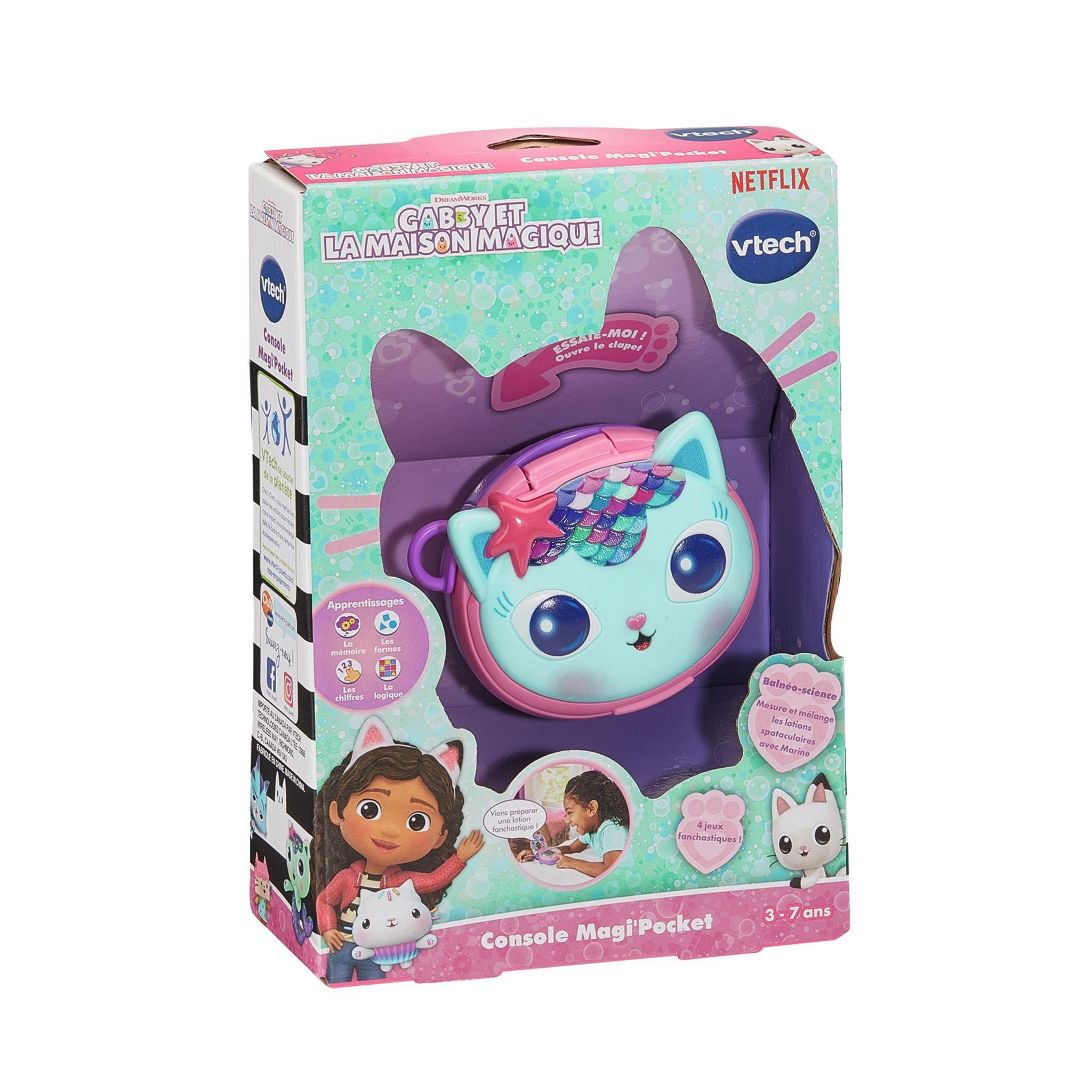 Voir la diapositive 3 : VTECH Console Magi Pocket Gabby et la Maison Magique