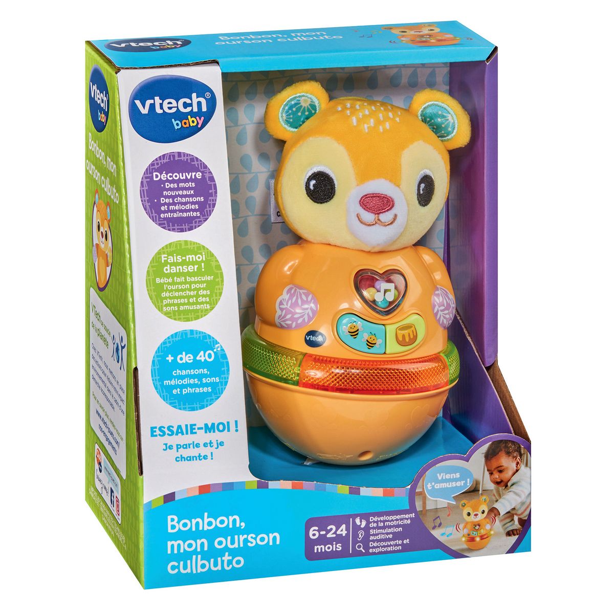 VTECH Bonbon, Mon Ourson Culbuto