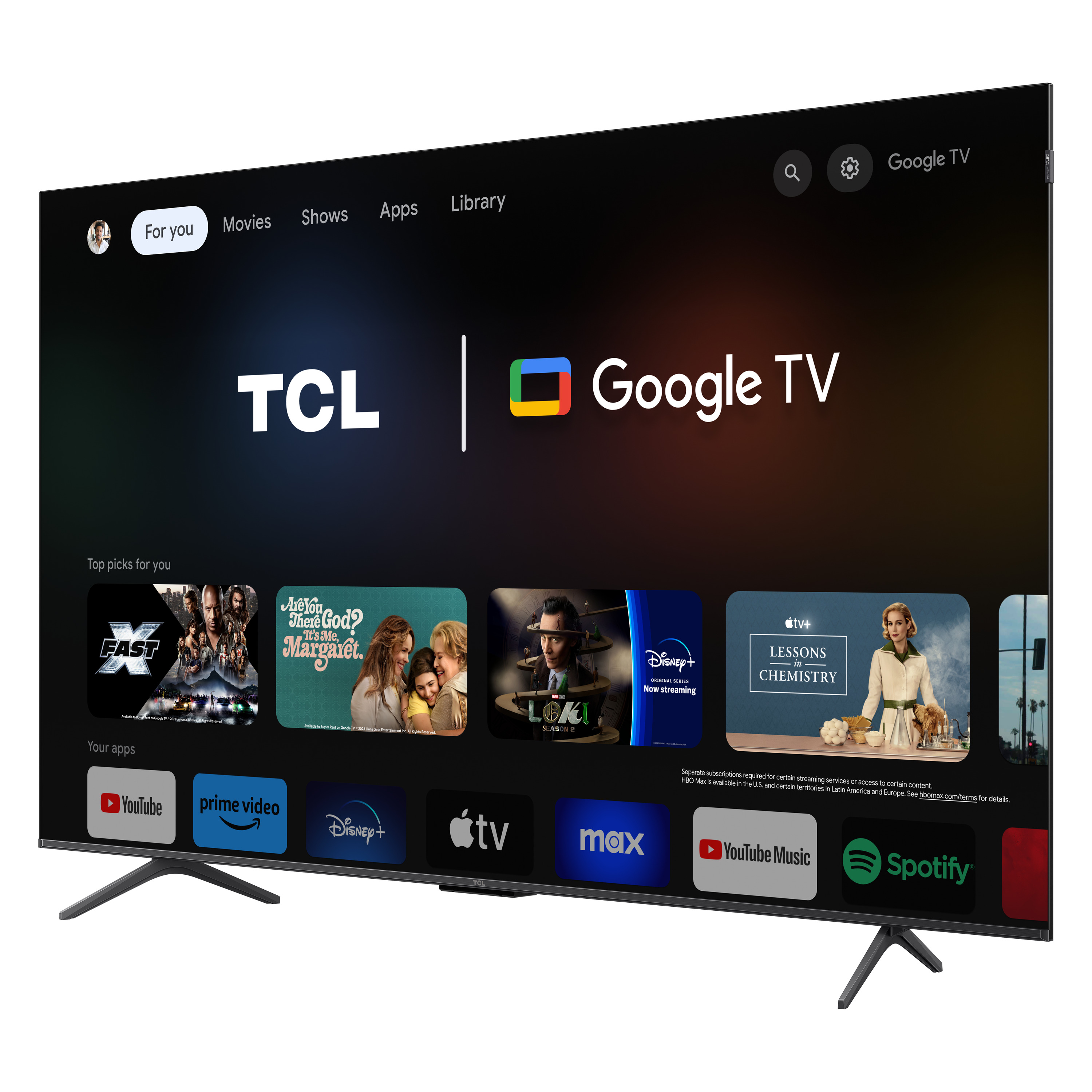 Voir la diapositive 4 : TCL TV QLED Pro 55C72B