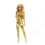 Voir la diapositive 2 : MATTEL Poupée Barbie fashionista Combi dorée