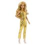 Voir la diapositive 4 : MATTEL Poupée Barbie fashionista Combi dorée