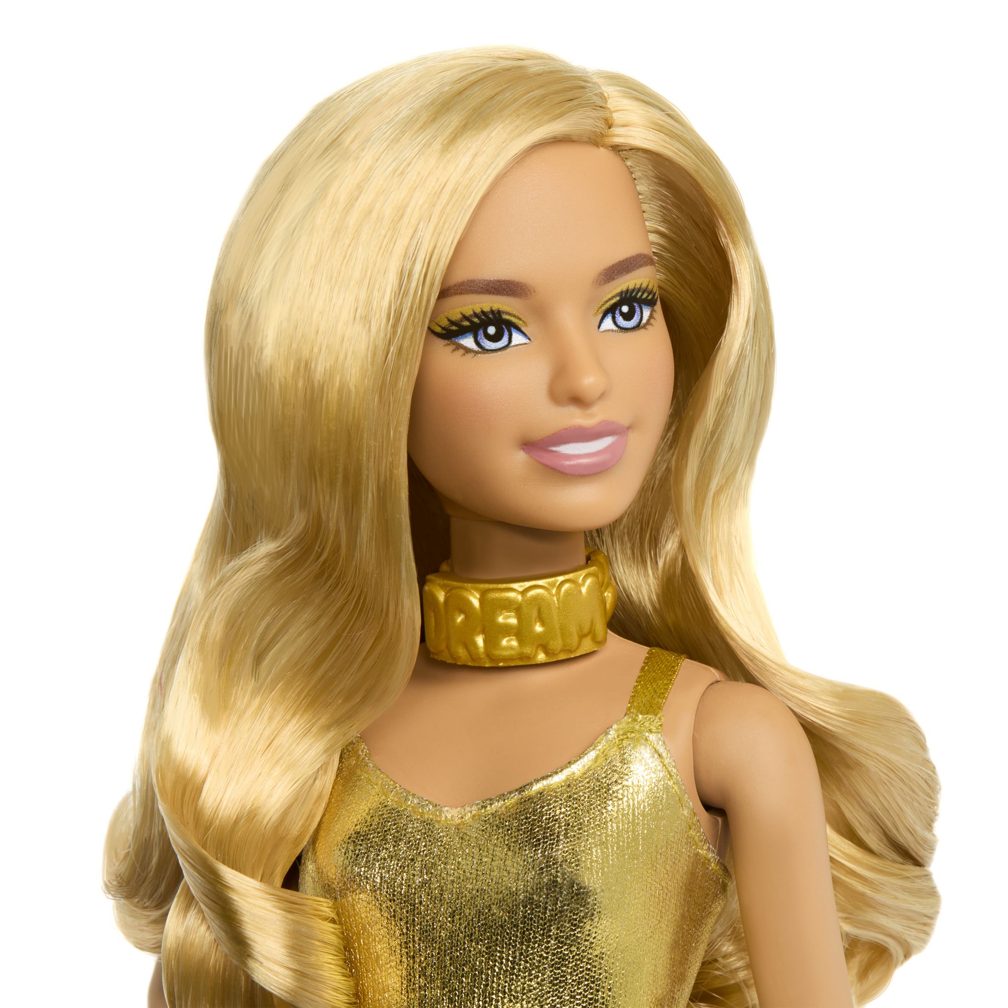 Voir la diapositive 5 : MATTEL Poupée Barbie fashionista Combi dorée