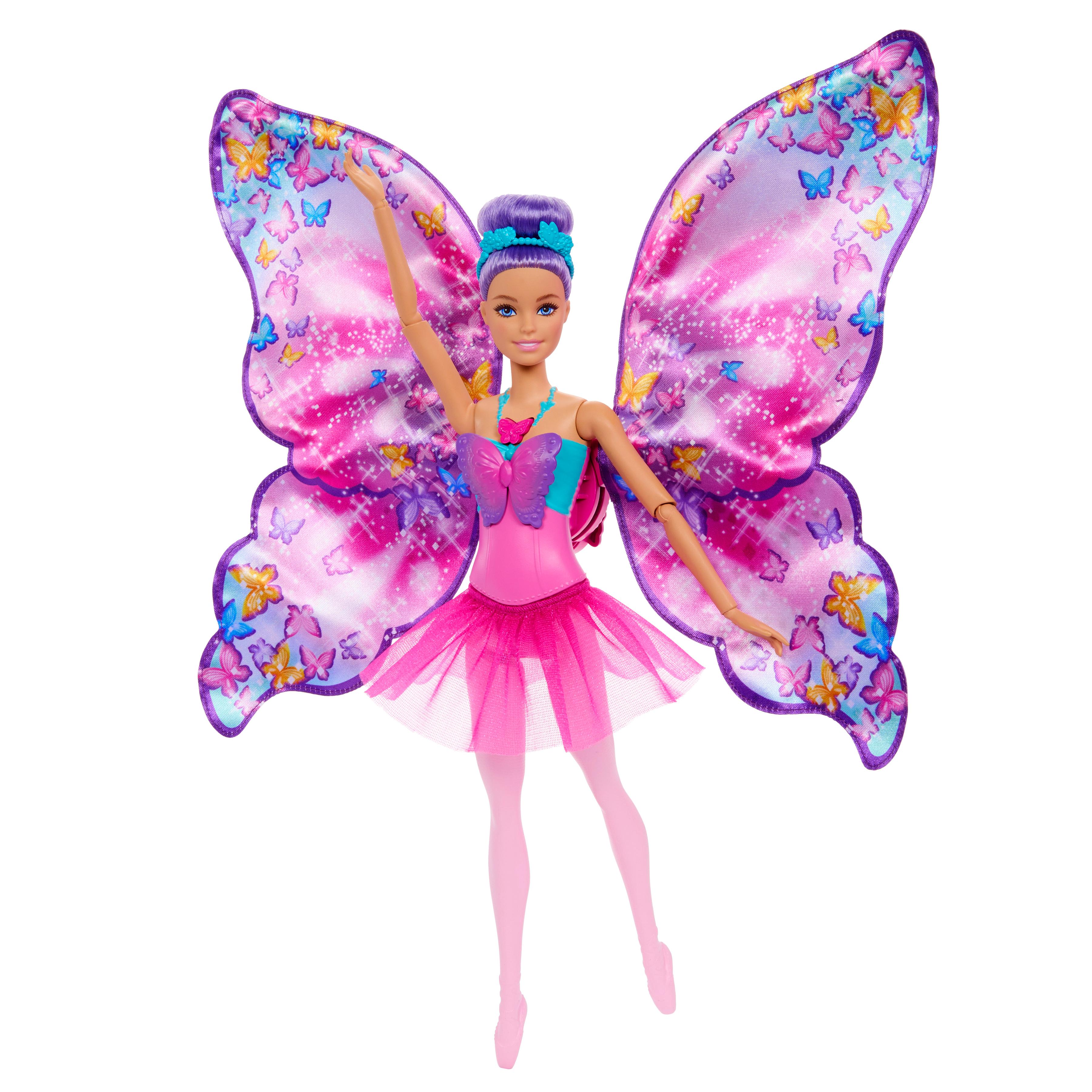 Voir la diapositive 4 : MATTEL Poupée Barbie Danseuse Papillon