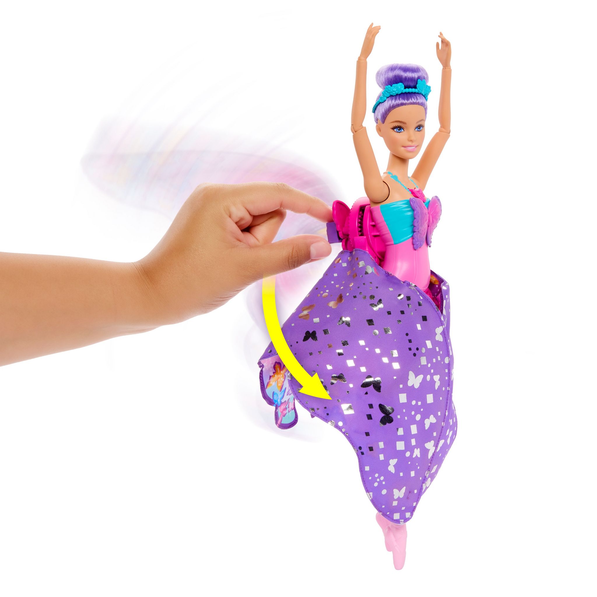 Voir la diapositive 4 : MATTEL Poupée Barbie Danseuse Papillon