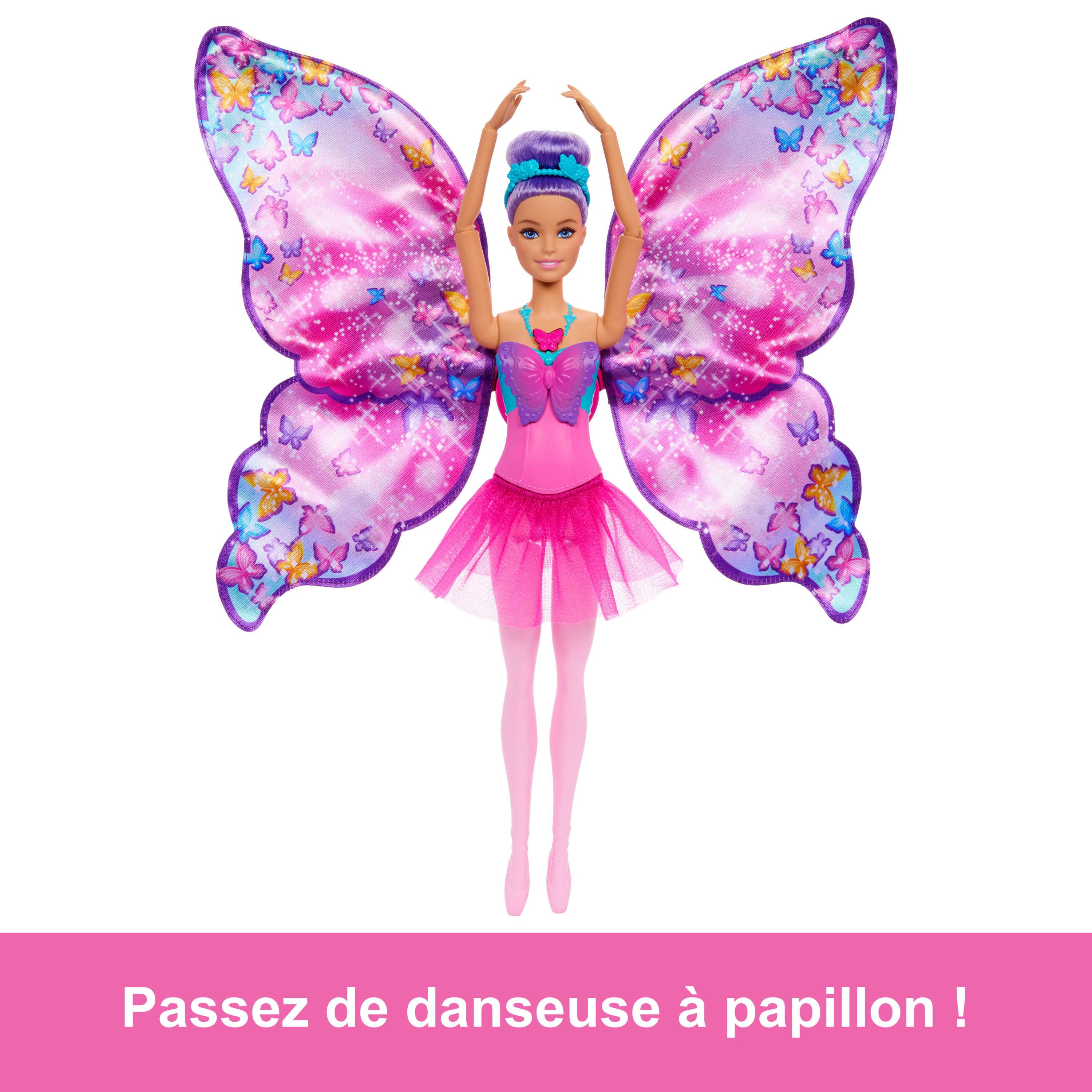 Voir la diapositive 6 : MATTEL Poupée Barbie Danseuse Papillon