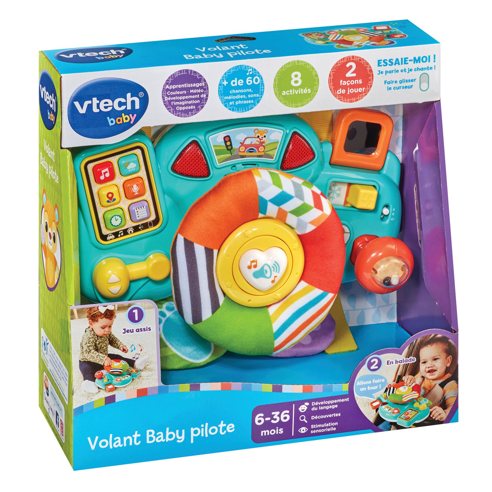 Voir la diapositive 2 : VTECH Volant Baby Pilote