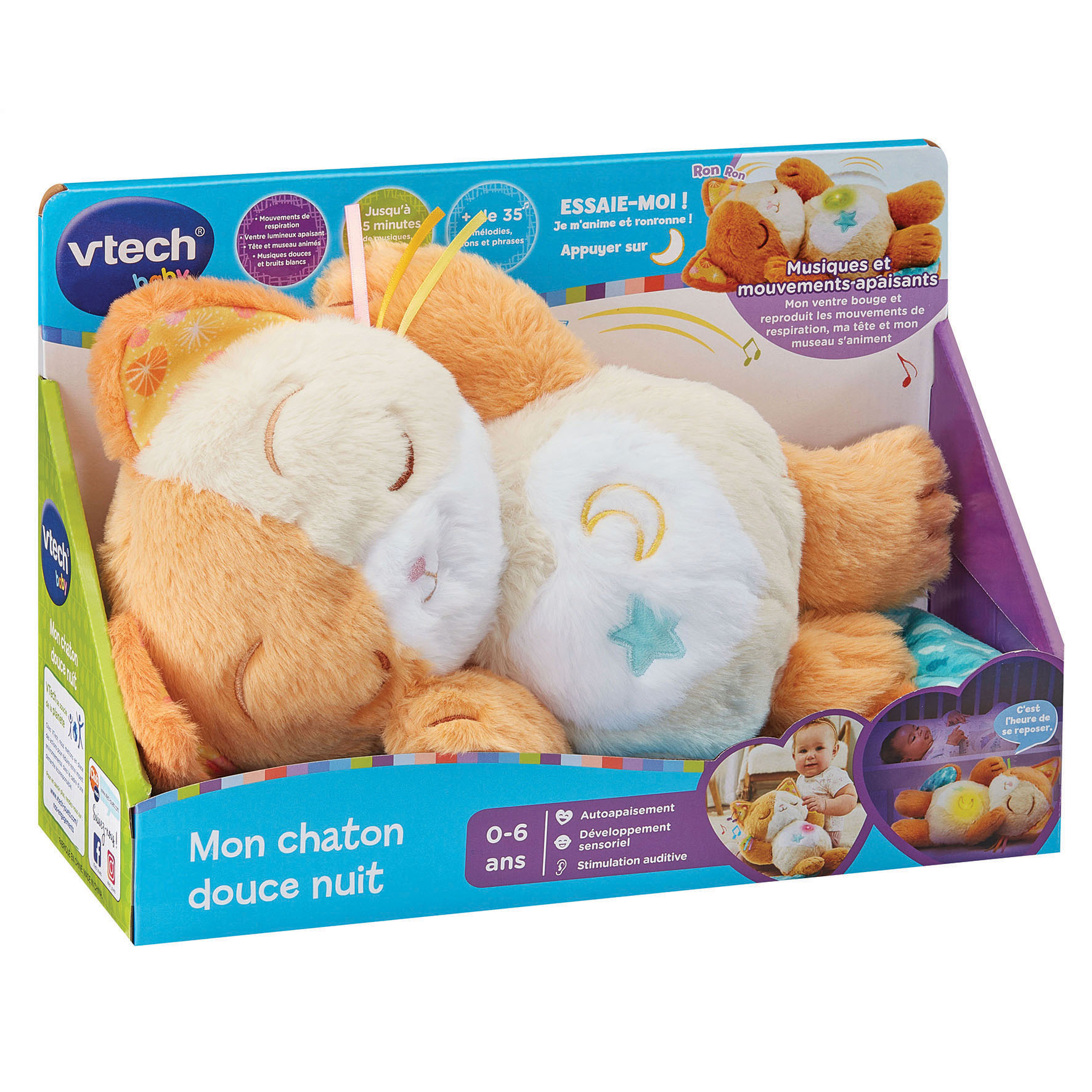 Voir la diapositive 6 : VTECH Mon Chaton Douce Nuit