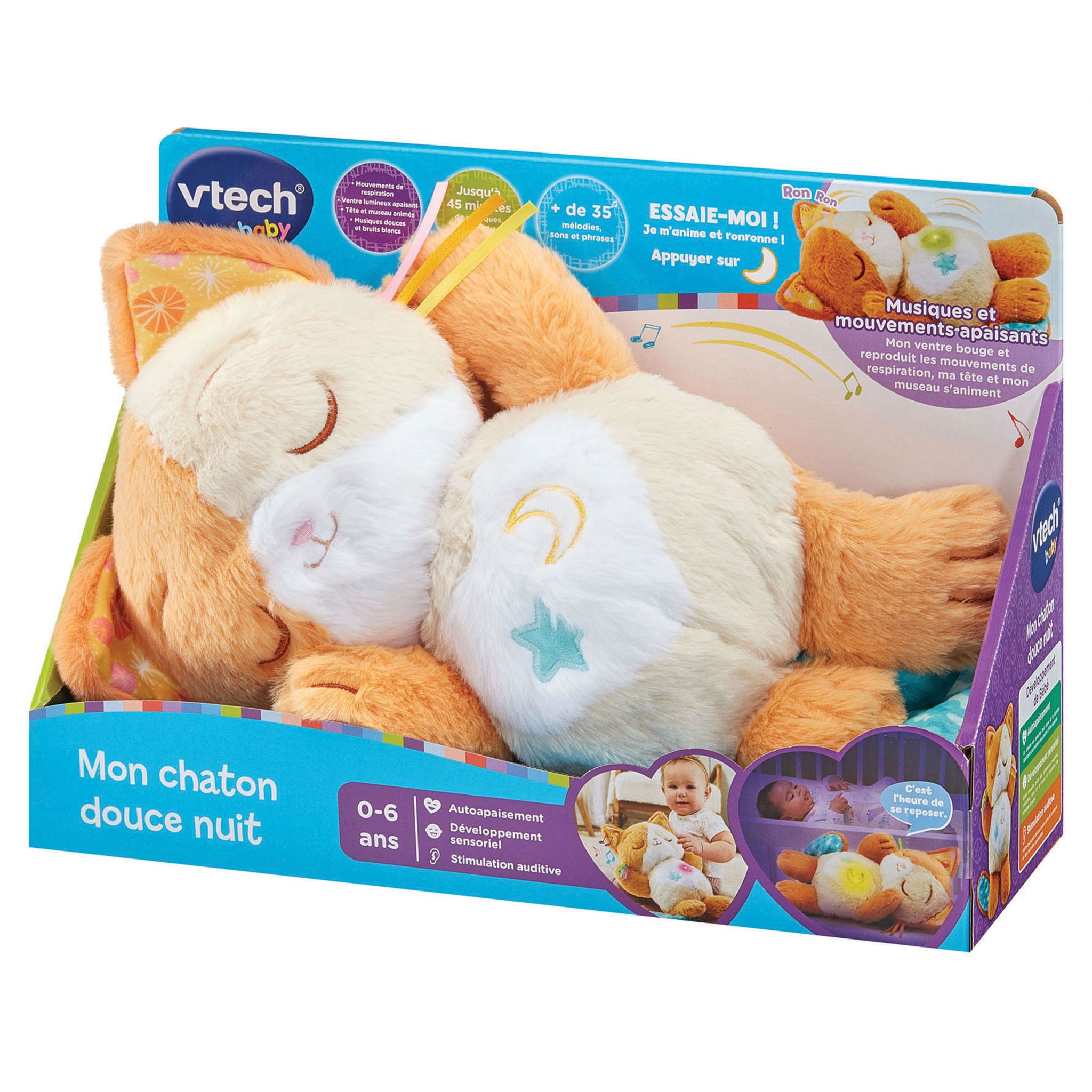 Voir la diapositive 8 : VTECH Mon Chaton Douce Nuit