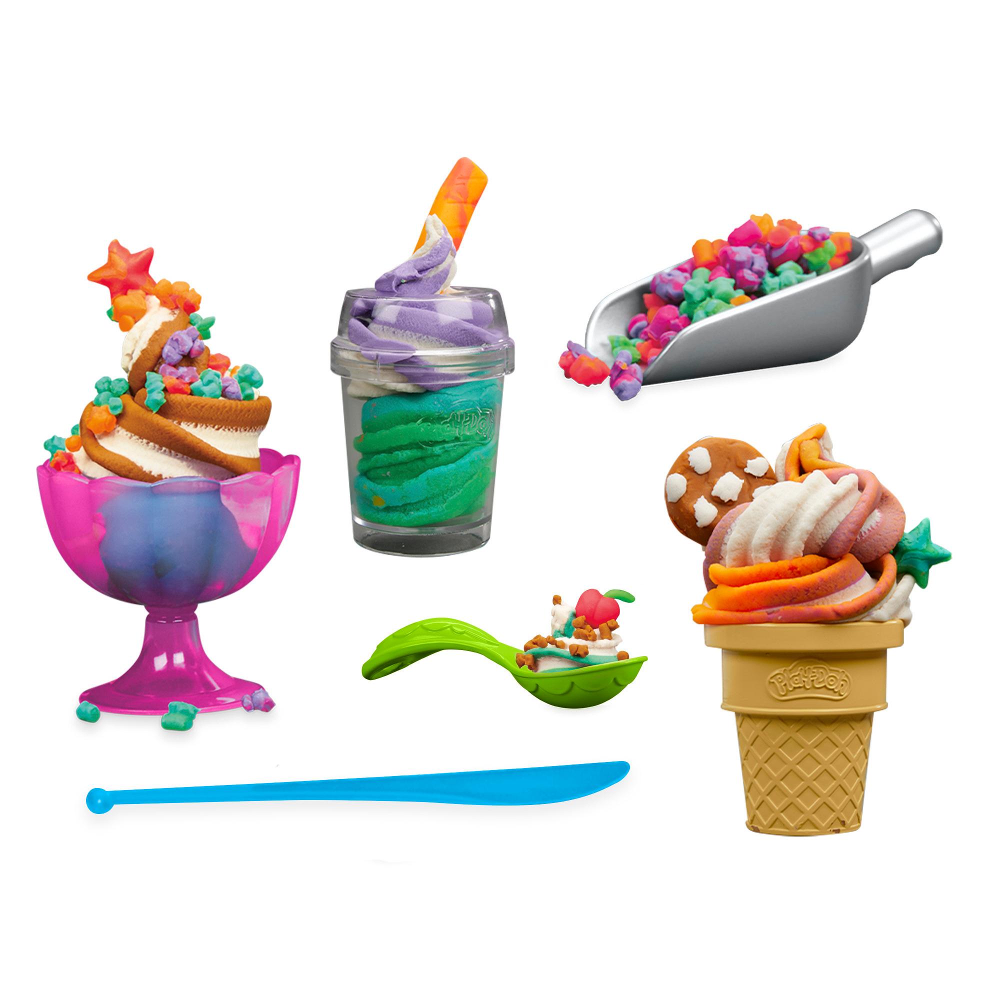 Voir la diapositive 14 : HASBRO Play-Doh Coffret Mes glaces arc-en-ciel