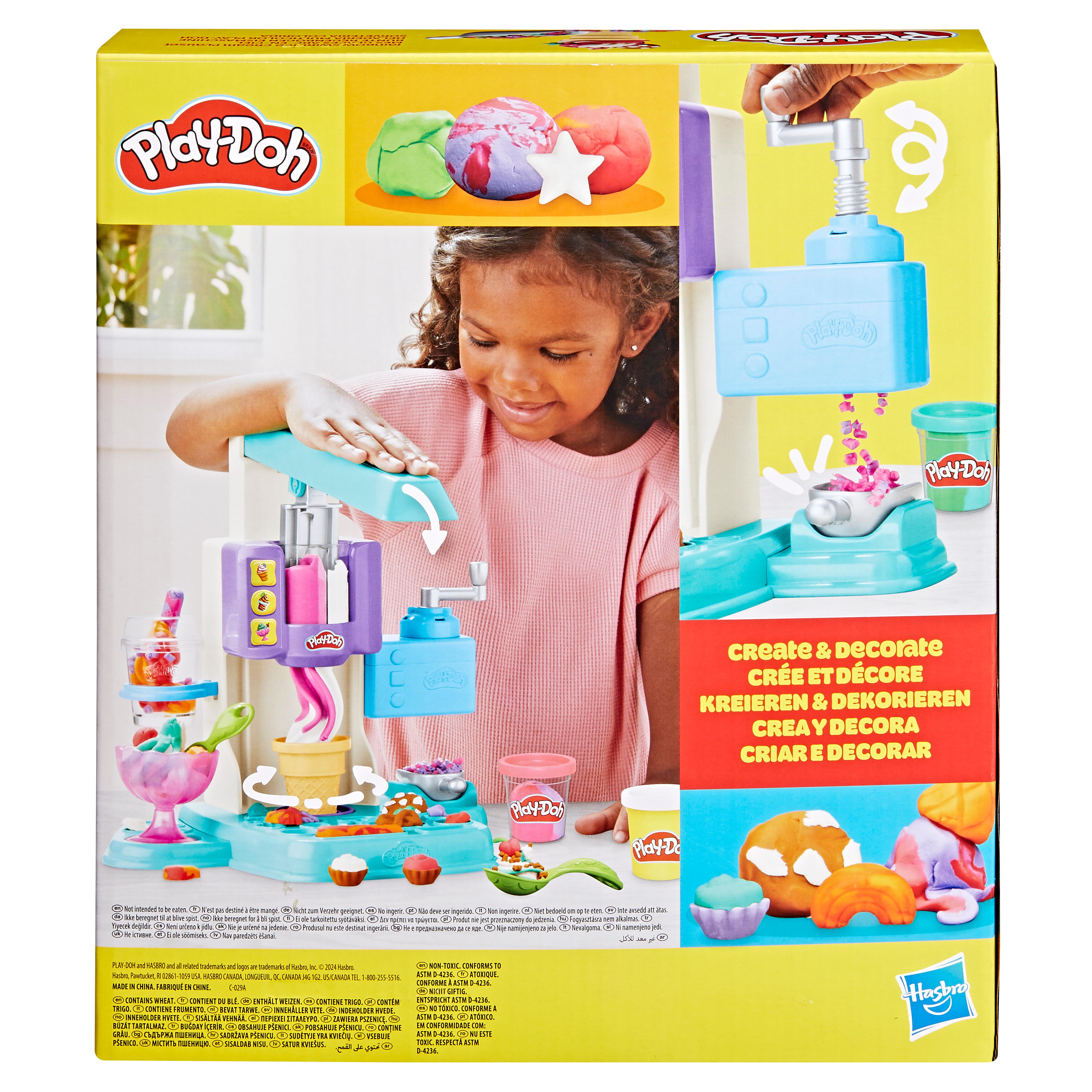Voir la diapositive 5 : HASBRO Play-Doh Coffret Mes glaces arc-en-ciel