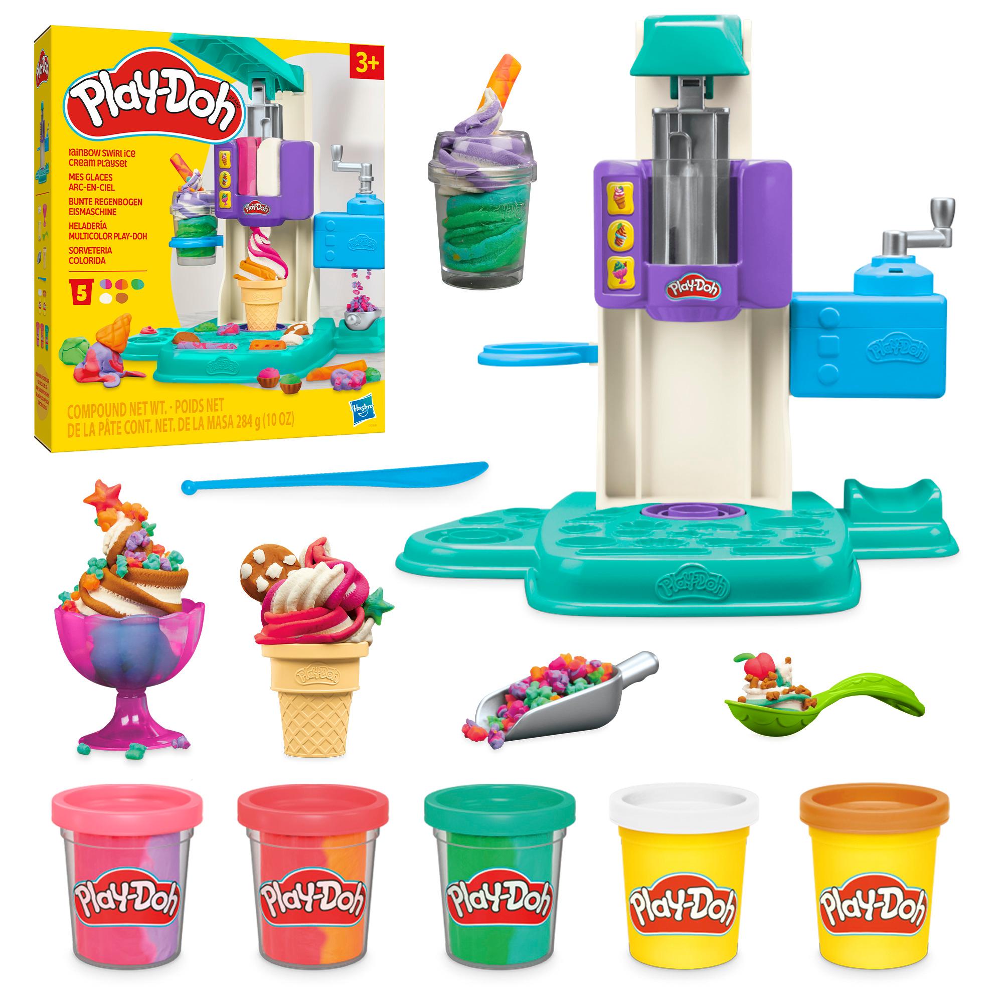 Voir la diapositive 6 : HASBRO Play-Doh Coffret Mes glaces arc-en-ciel
