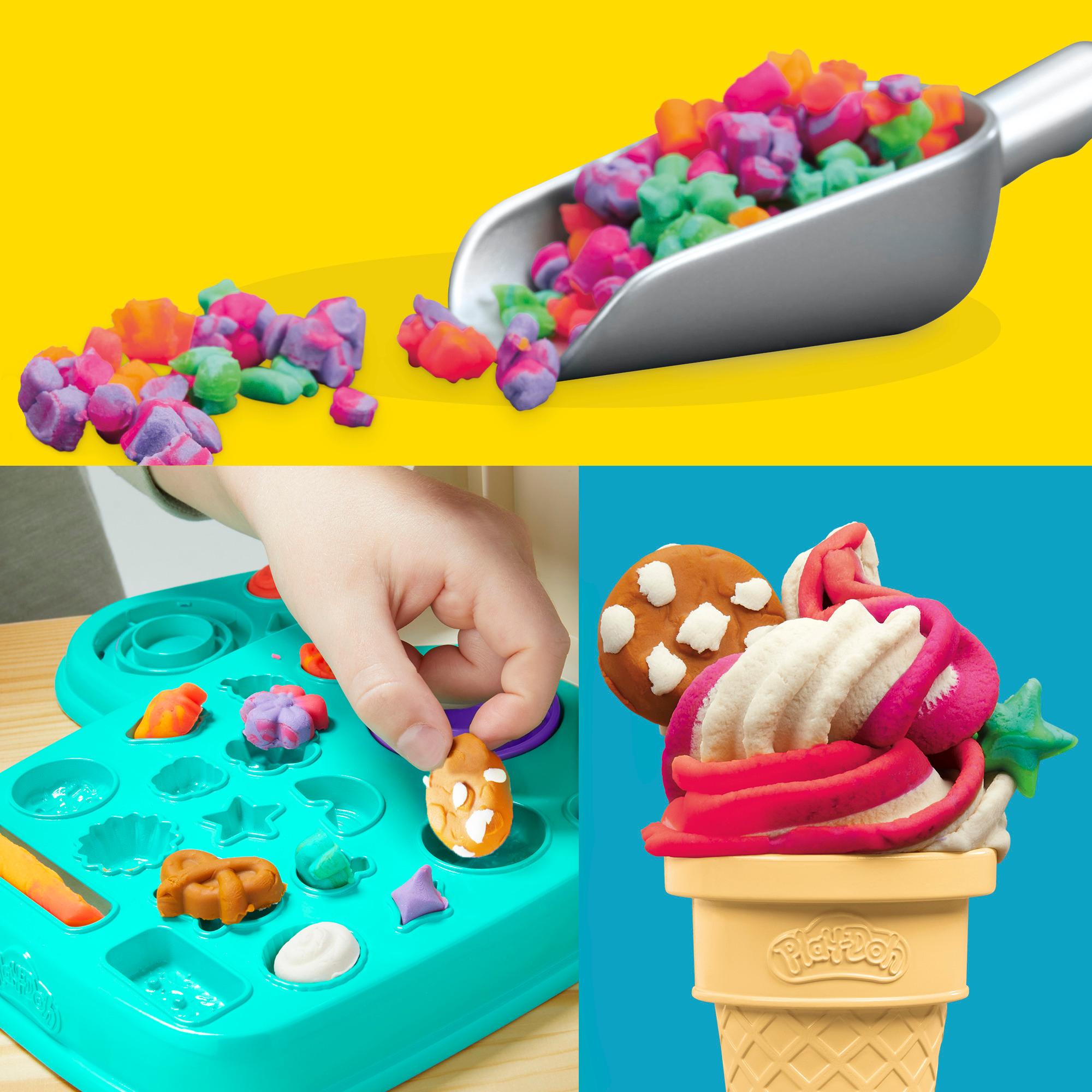 Voir la diapositive 8 : HASBRO Play-Doh Coffret Mes glaces arc-en-ciel
