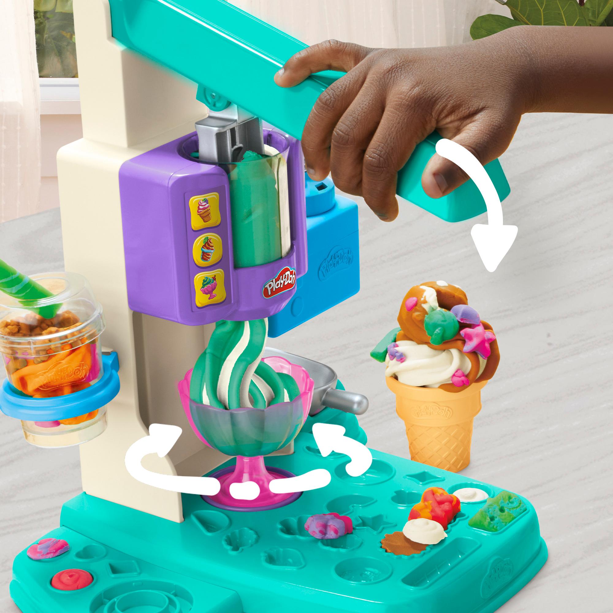 Voir la diapositive 10 : HASBRO Play-Doh Coffret Mes glaces arc-en-ciel