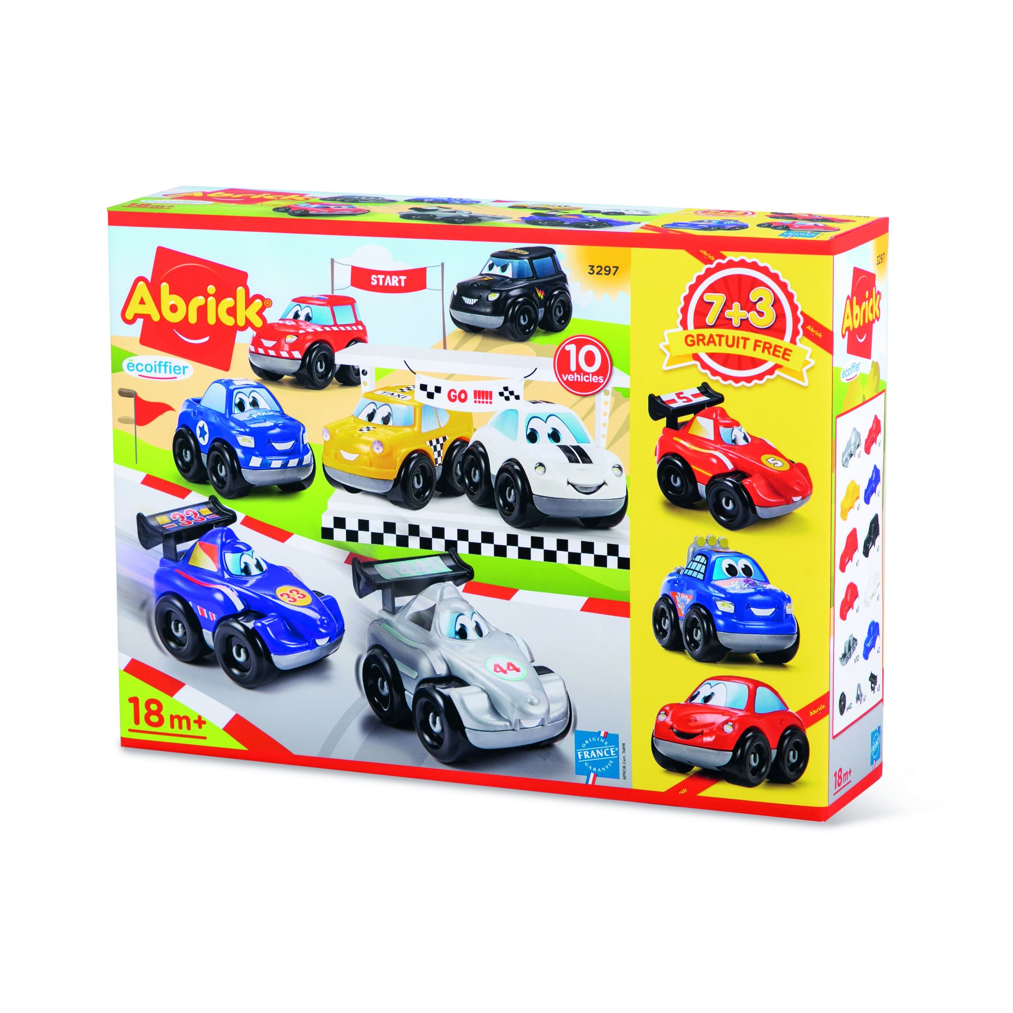 Voir la diapositive 2 : ECOIFFIER Coffret 10 véhicules