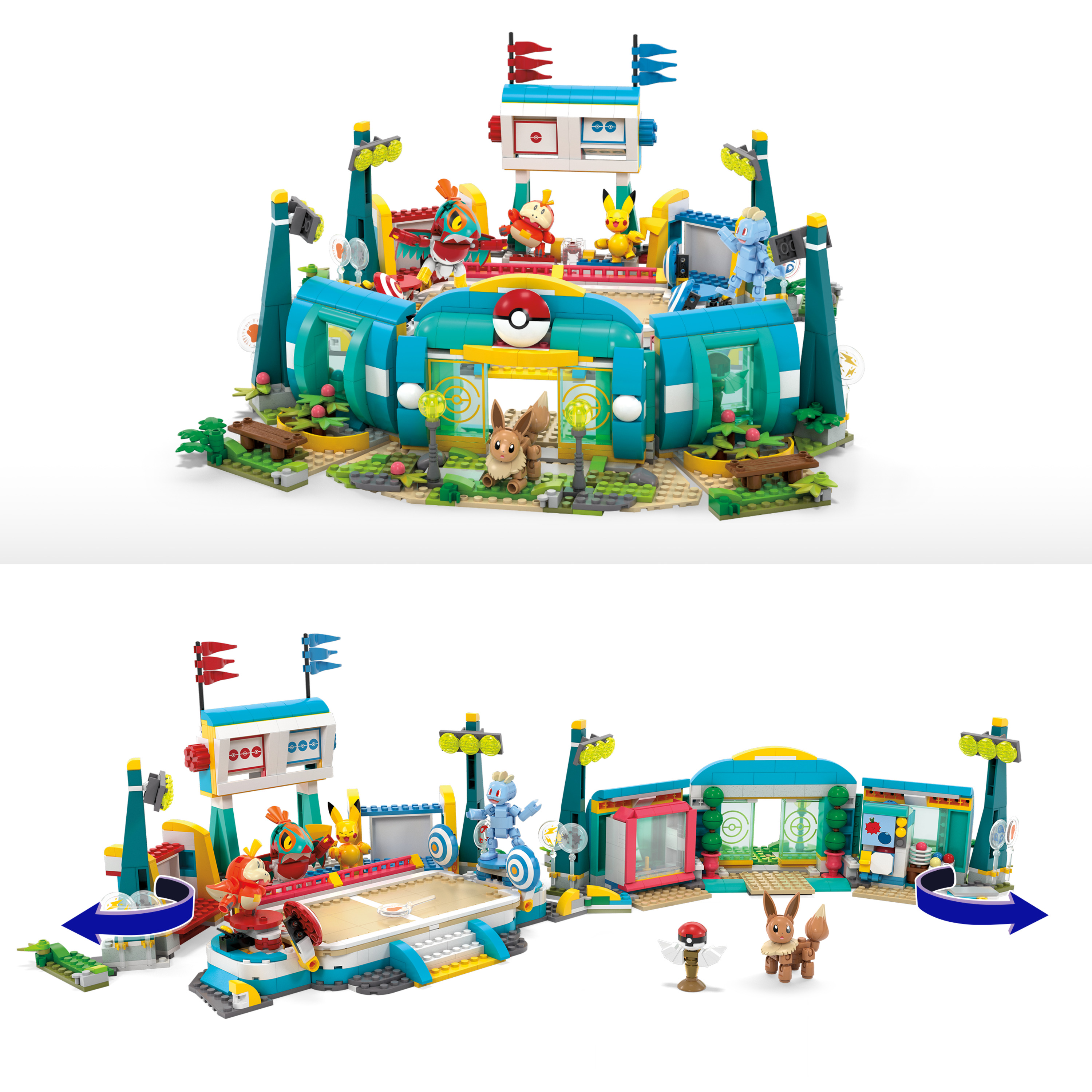 Voir la diapositive 2 : MATTEL Stade d'entrainement MEGA Pokemon