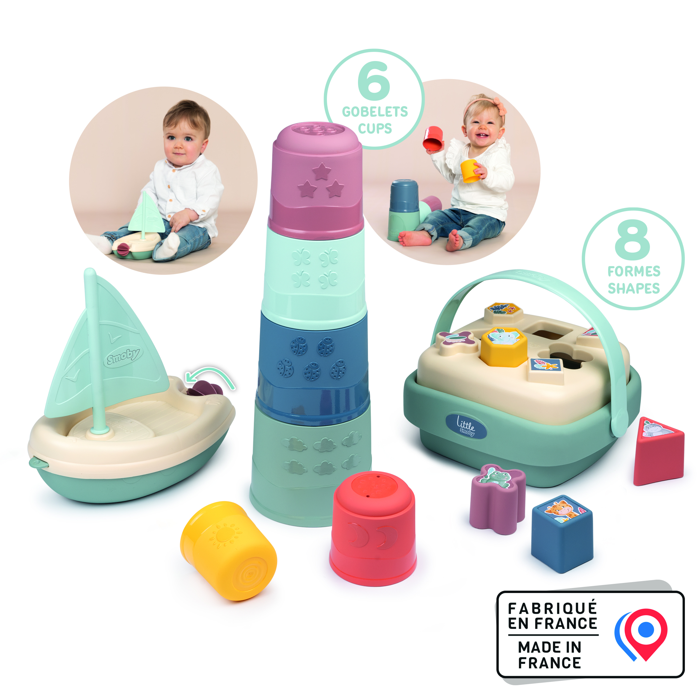 Voir la diapositive 2 : SMOBY Coffret de bain et d'éveil