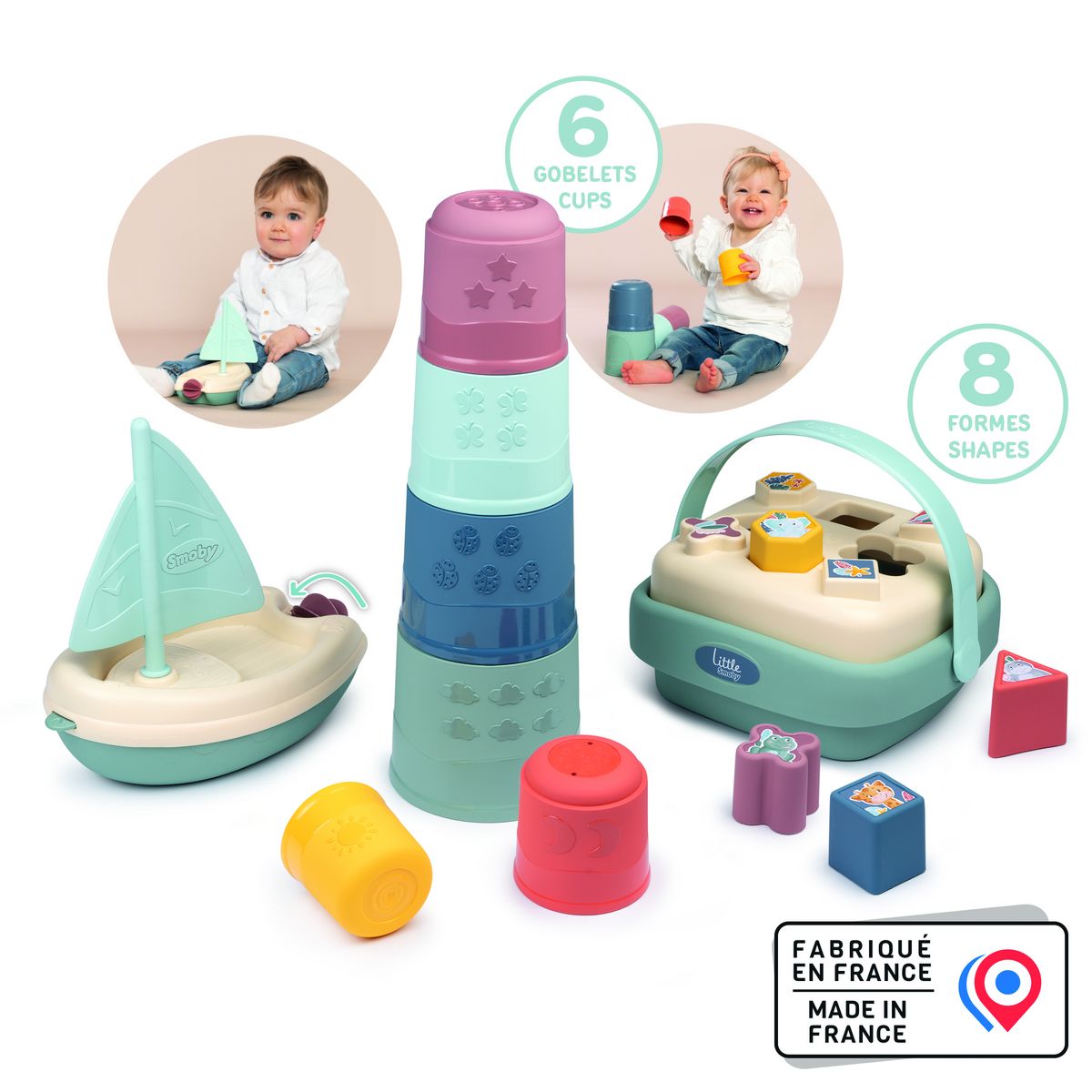 SMOBY Coffret de bain et d'éveil