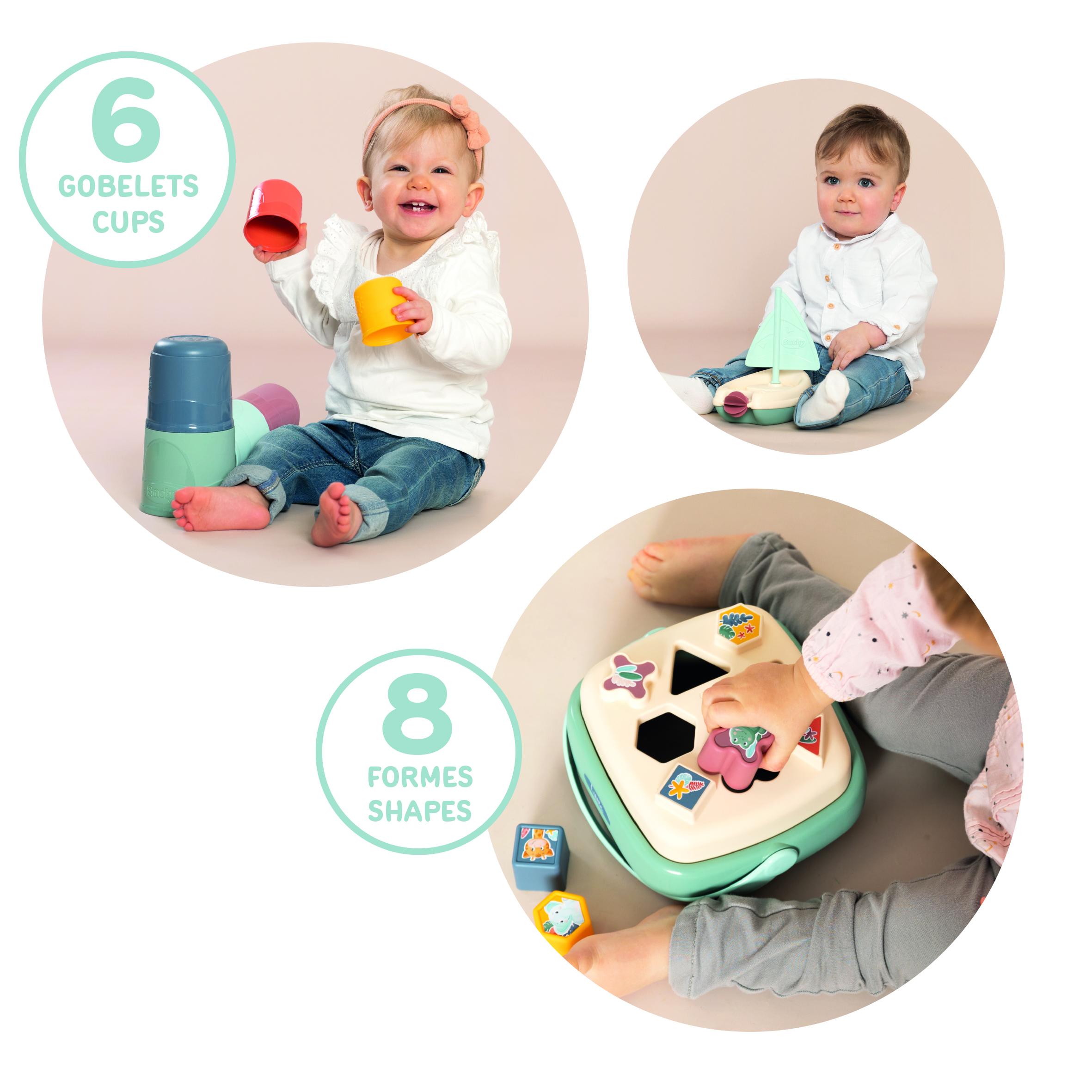 Voir la diapositive 3 : SMOBY Coffret de bain et d'éveil