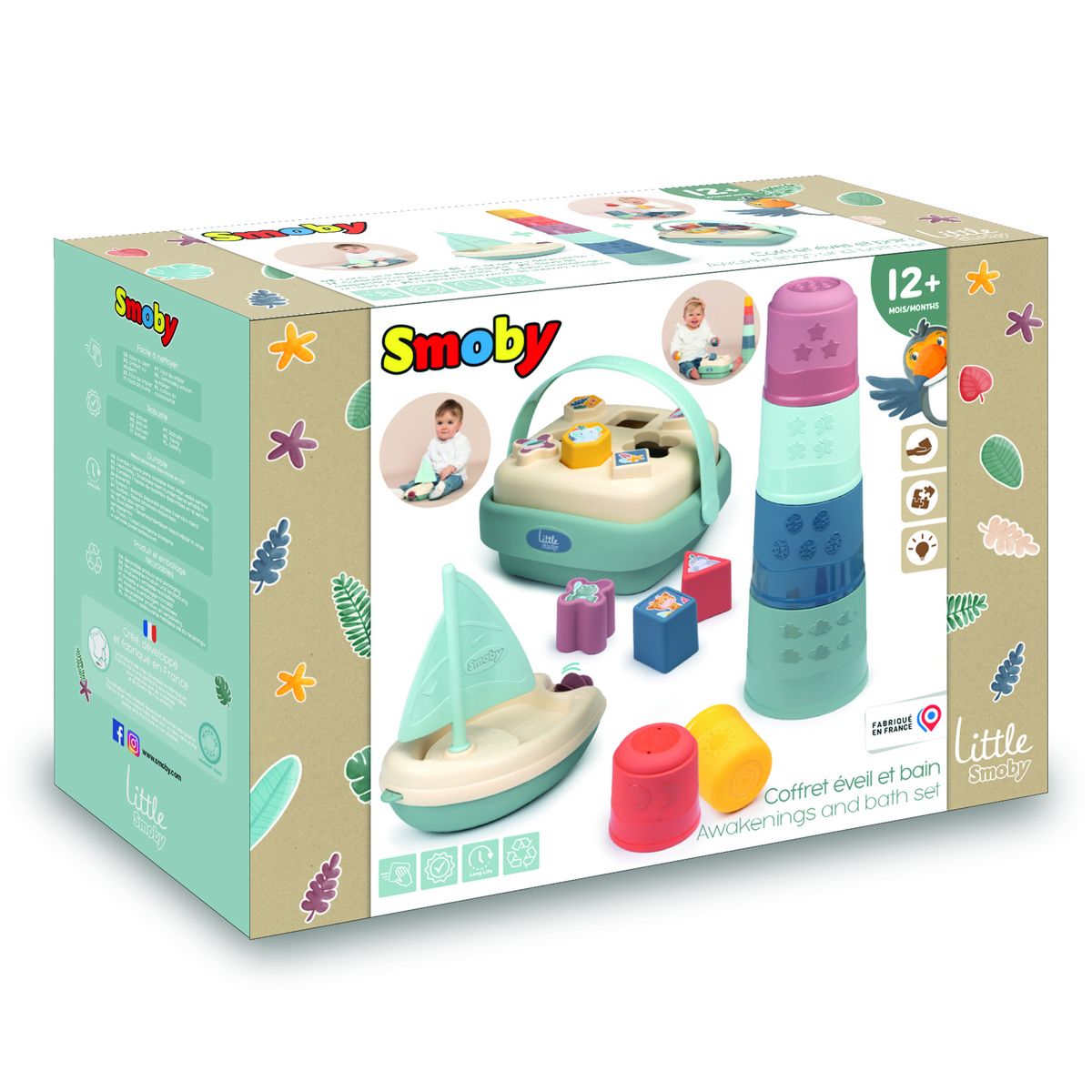 SMOBY Coffret de bain et d'éveil