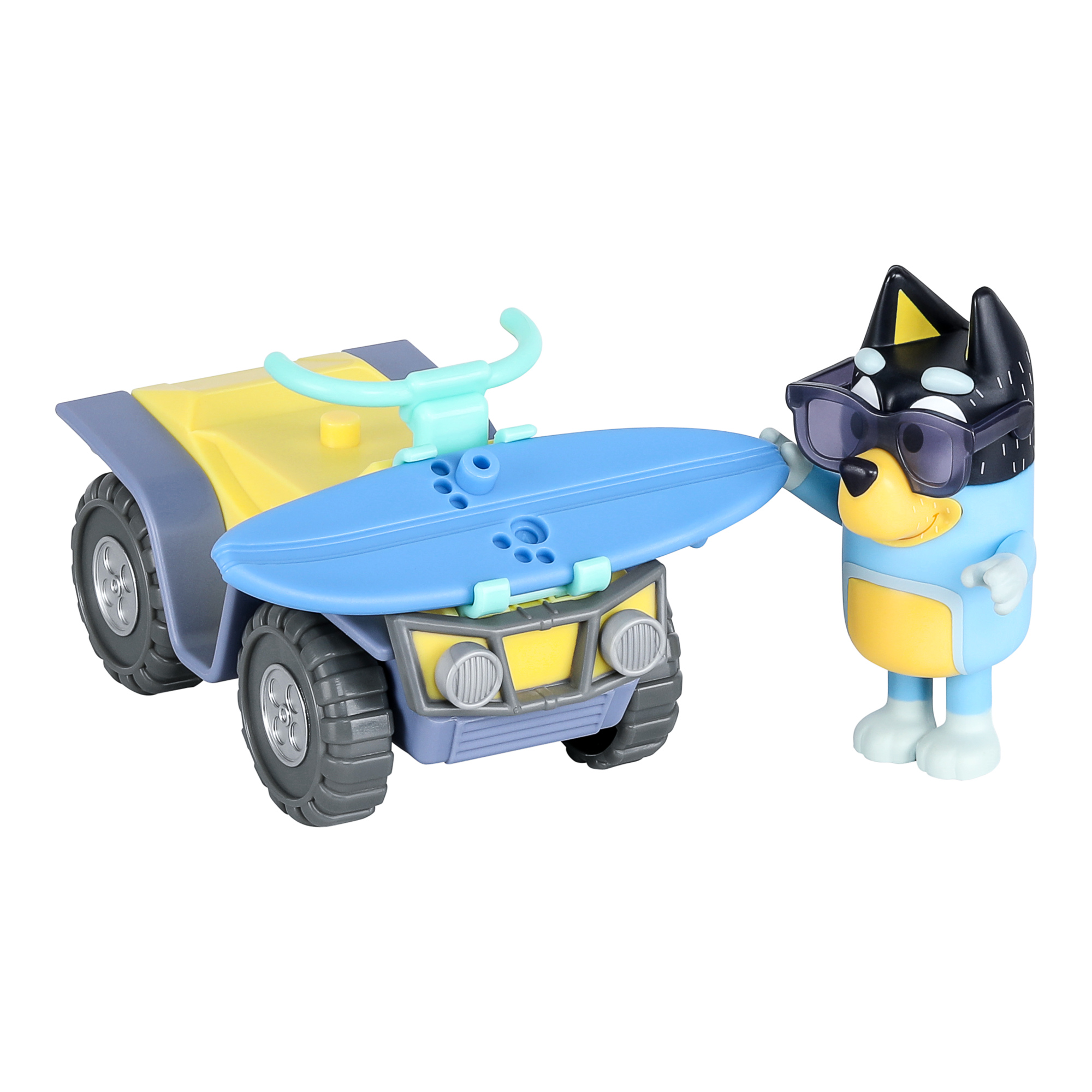 Voir la diapositive 3 : MOOSE La quad avec bandit de Bluey