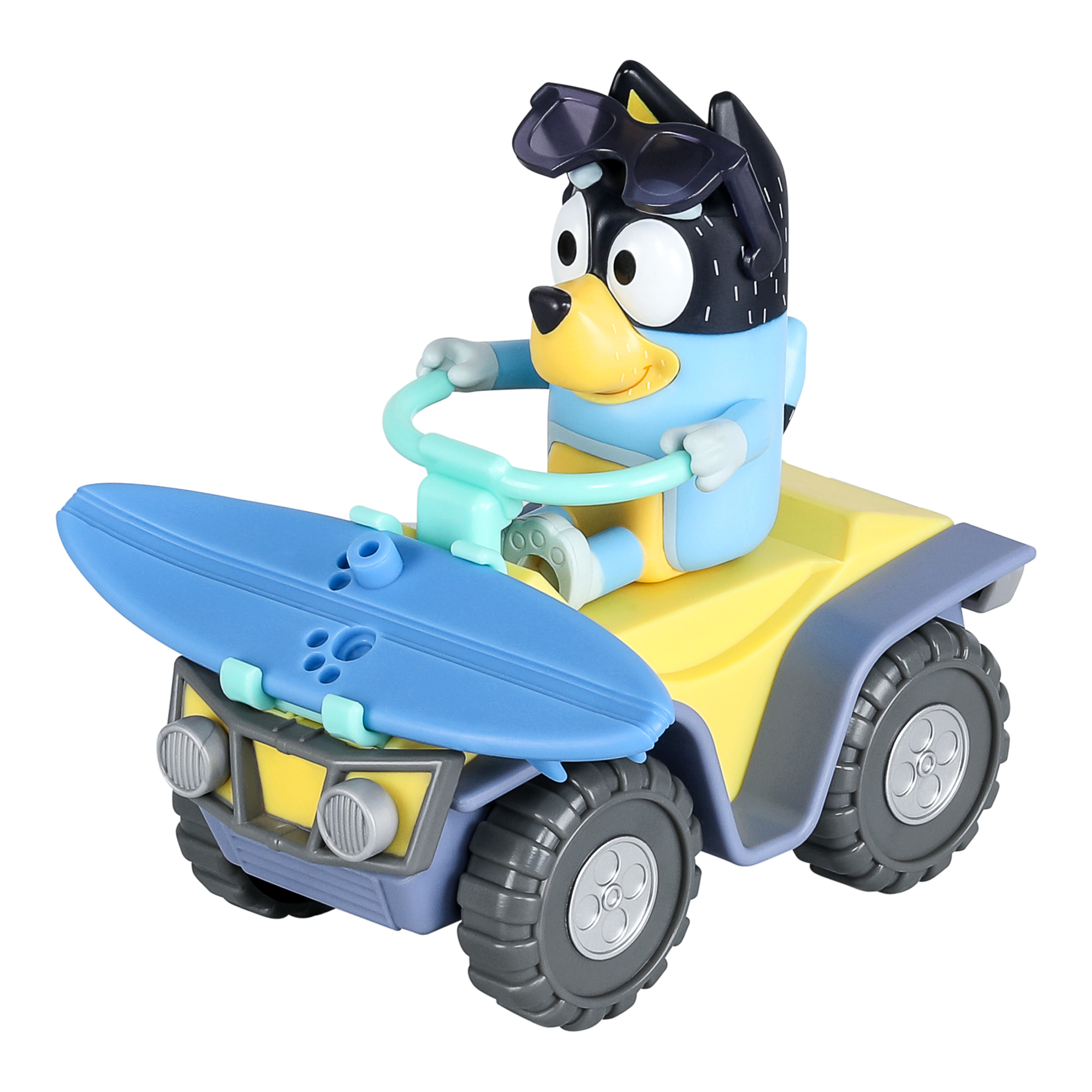 Voir la diapositive 4 : MOOSE La quad avec bandit de Bluey