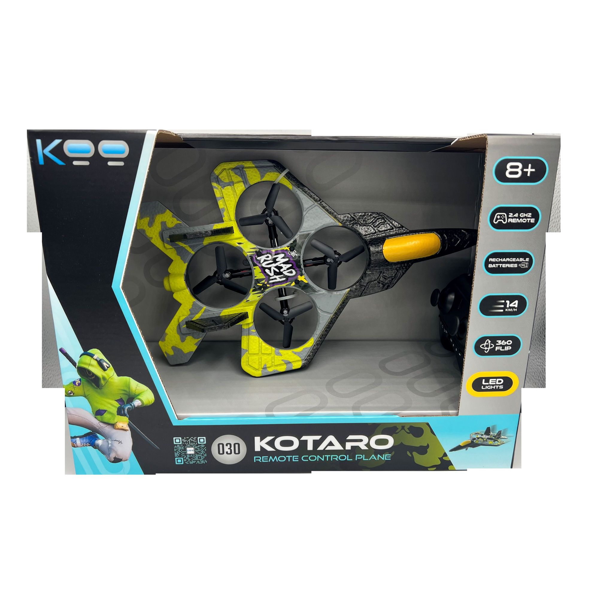 Voir la diapositive 4 : BE-BLIP Avion Radiocommandé KOTARO 030