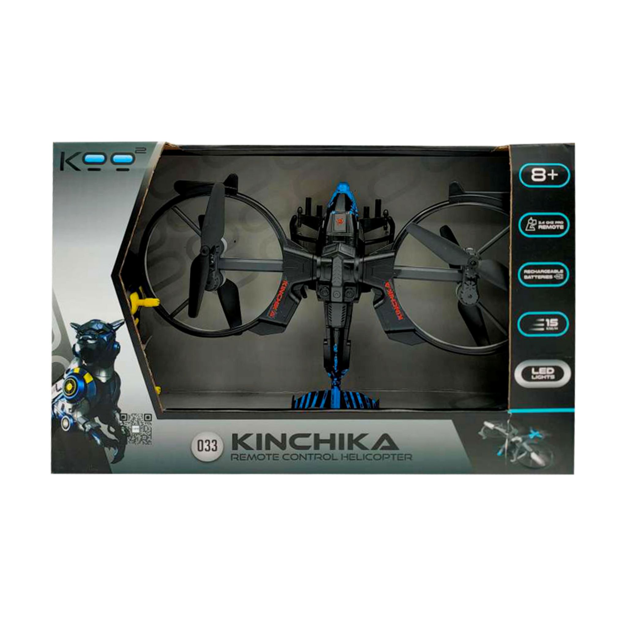 Voir la diapositive 4 : BE-BLIP Drone Radiocommandé KINCHIKA 033