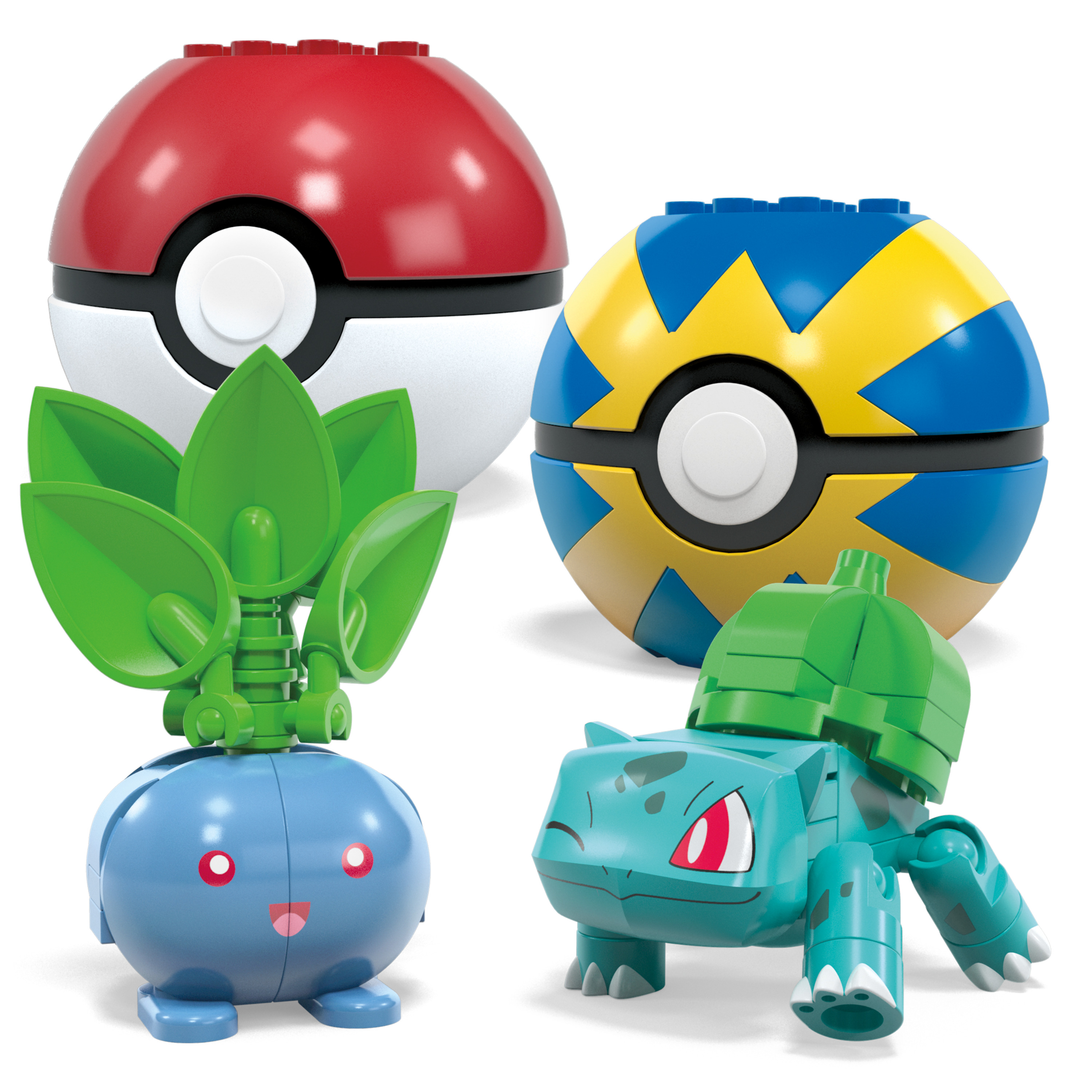 Voir la diapositive 2 : MATTEL Plante à construire x4 Pokemon