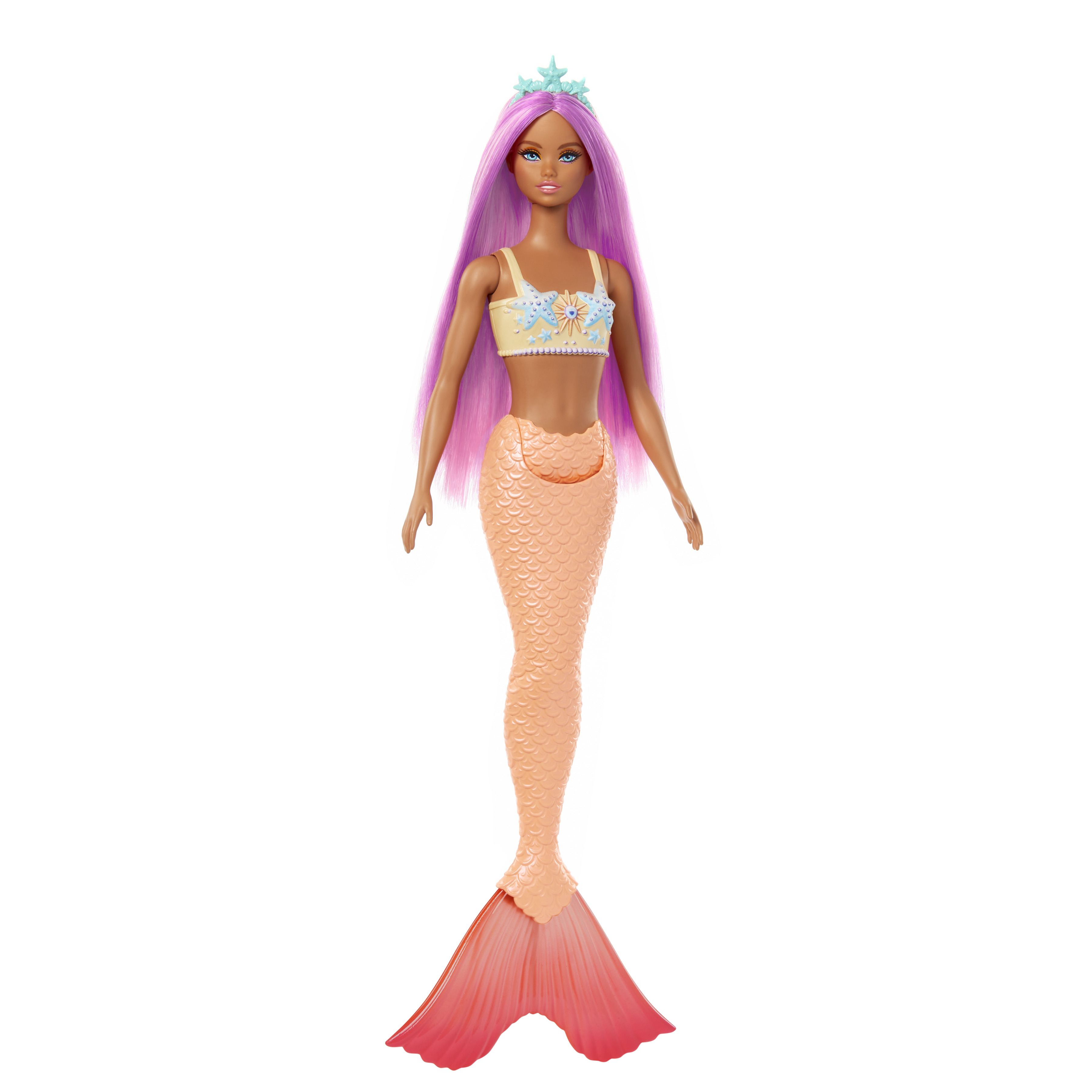 Voir la diapositive 3 : MATTEL Poupée Barbie Sirène Rose