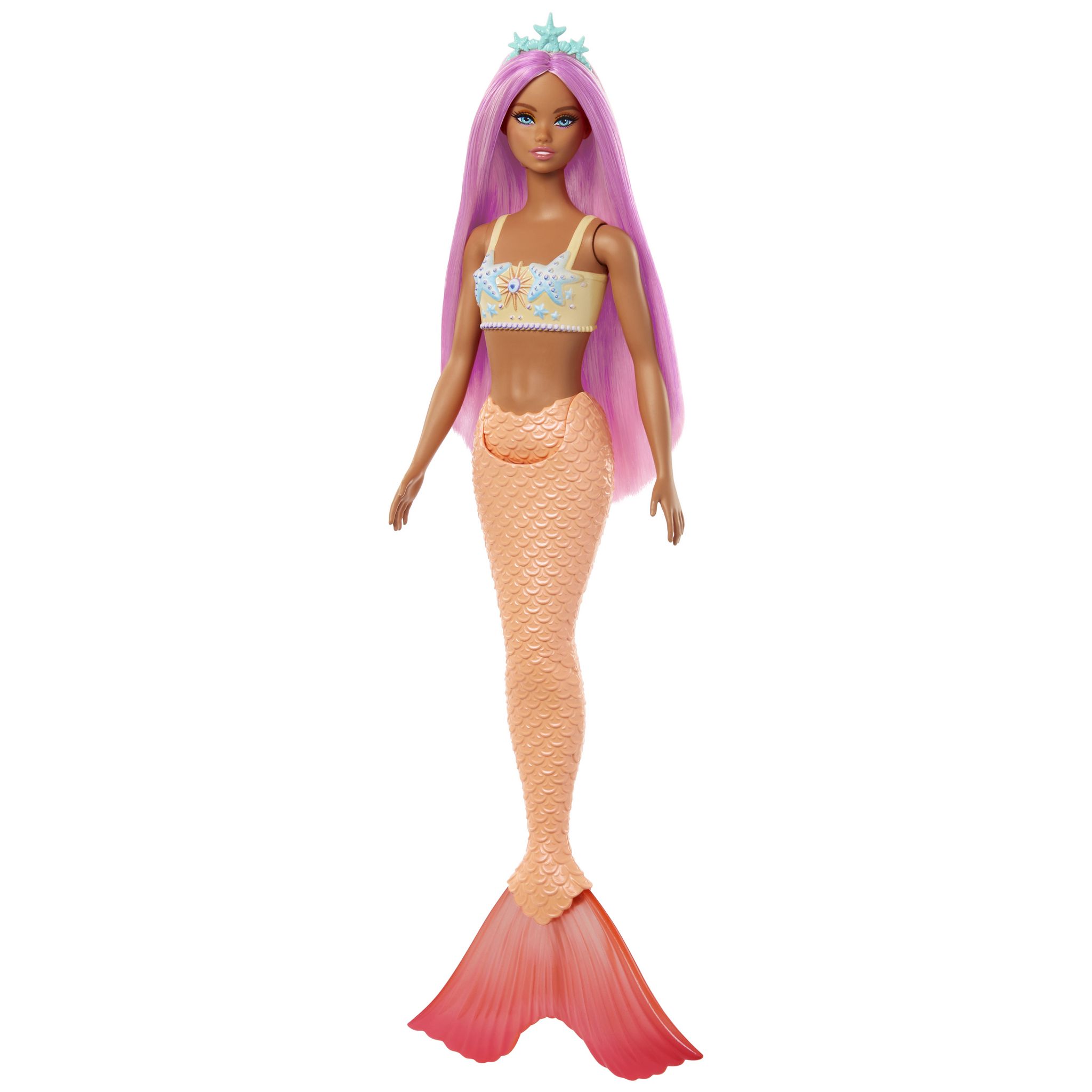 Voir la diapositive 5 : MATTEL Poupée Barbie Sirène Rose