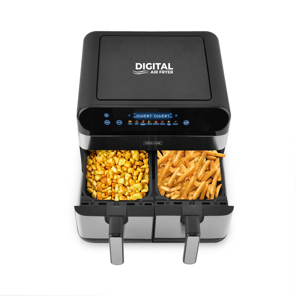 KITCHENCOOK Friteuse sans huile à air chaud AIRFLOW 9 - Noir