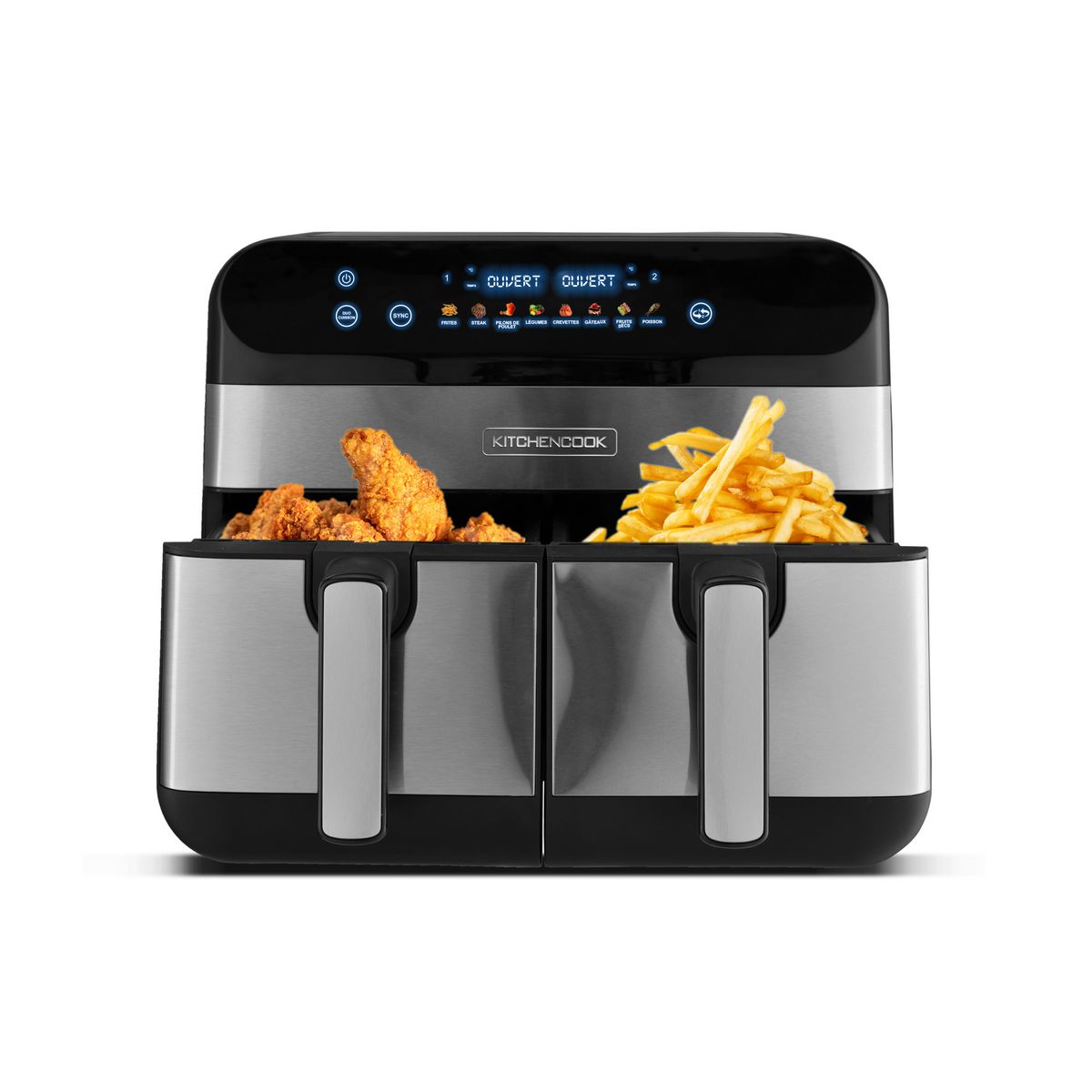 KITCHENCOOK Friteuse sans huile à air chaud AIRFLOW 9 - Noir