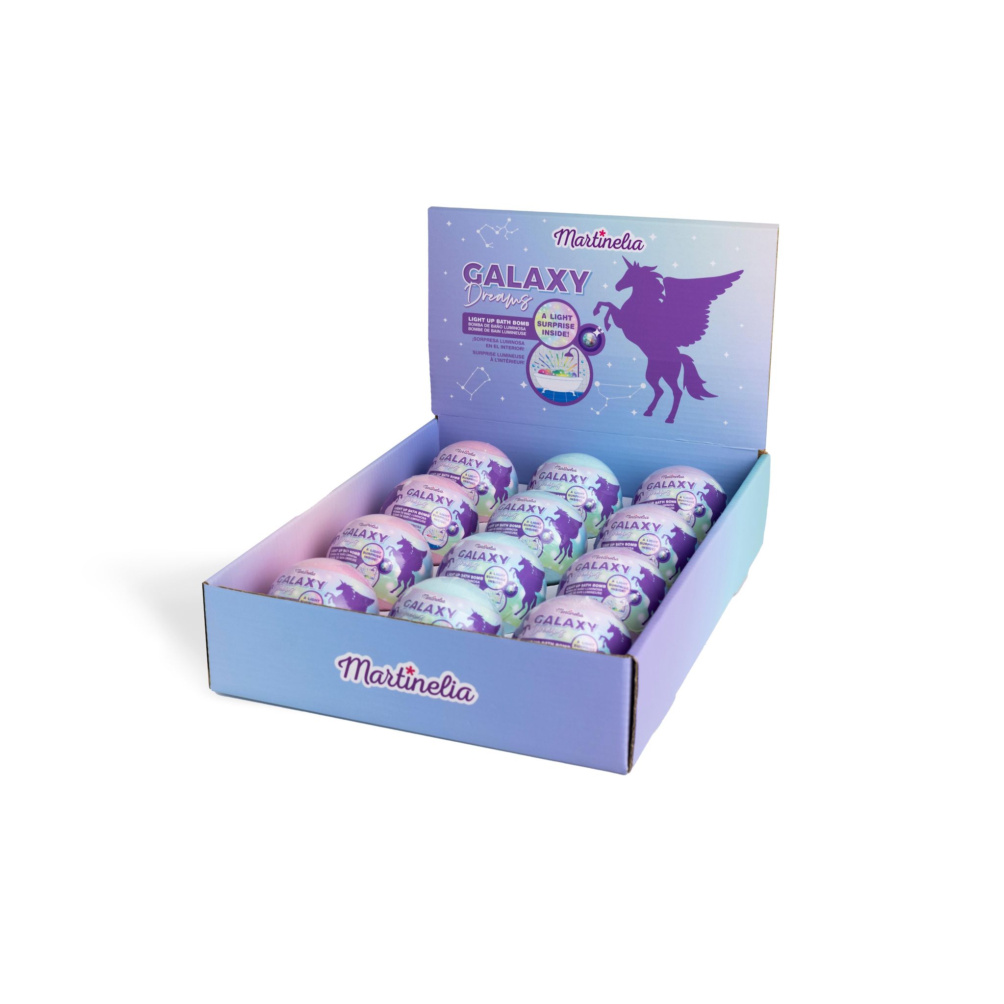 Voir la diapositive 2 : KONTIKI Bombe de bain Surprise lumineuse