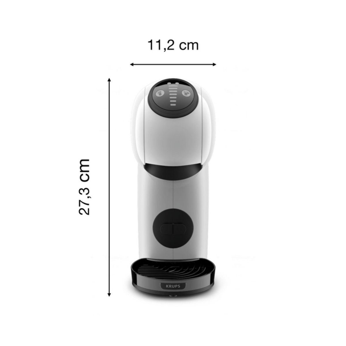 KRUPS Cafetière à dosette Nescafé Dolce Gusto GENIO S YY5215FD - Blanc