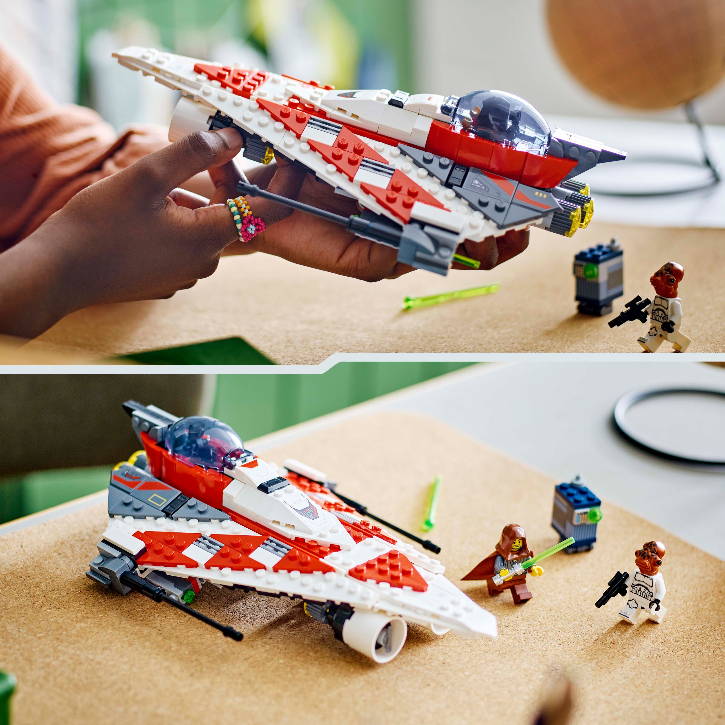 Voir la diapositive 6 : LEGO LEGO® Star Wars 75388 Le Chasseur Stellaire de Jedi Bob - Réplique Véhicule à Construire