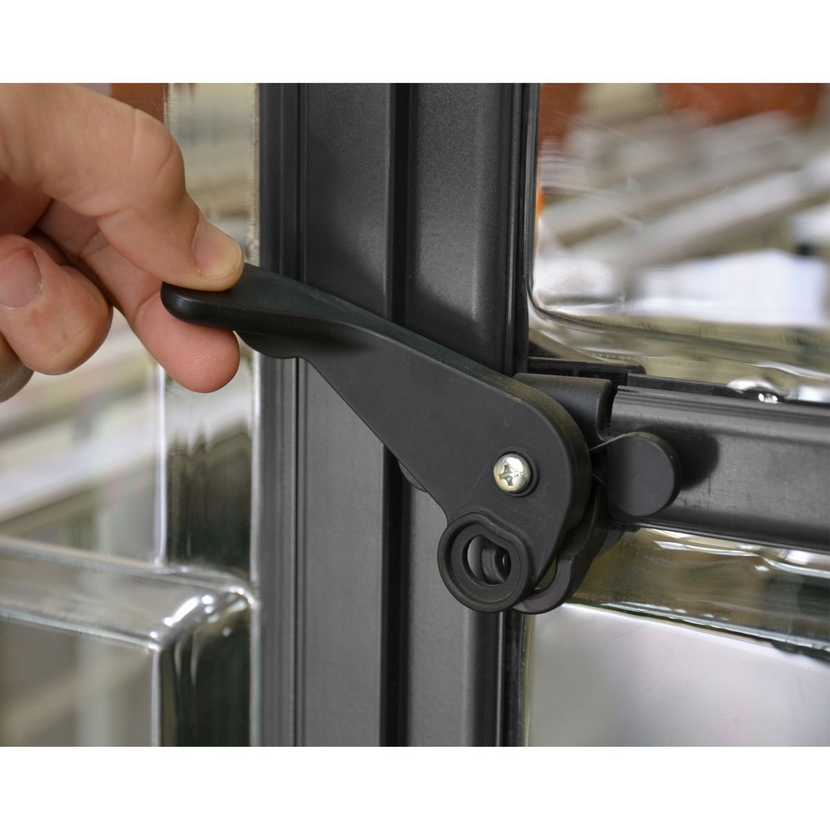 Serre de jardin Hybrid 6m² - Gris - BALANCE