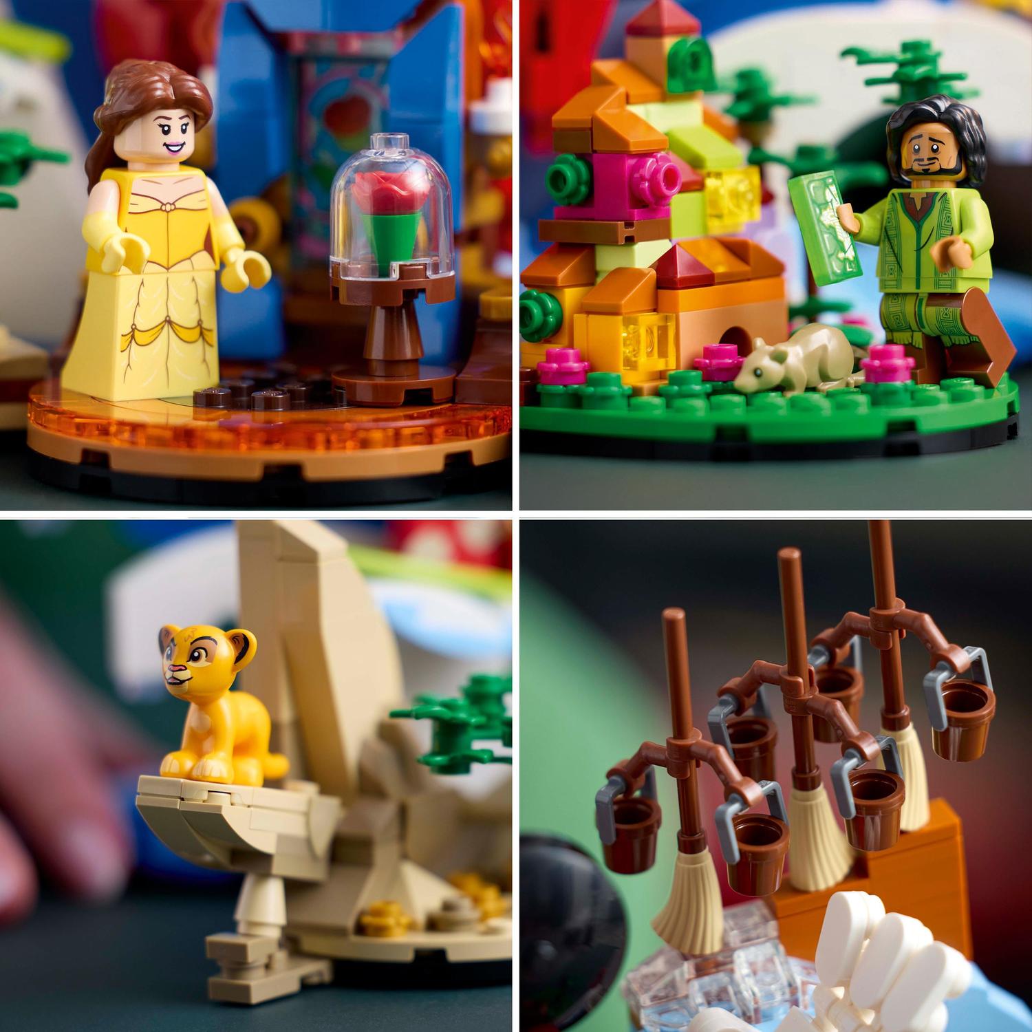Voir la diapositive 5 : LEGO Ideas 21352 La Magie Disney - Idée Cadeau Femme ou Homme avec Personnages Culte
