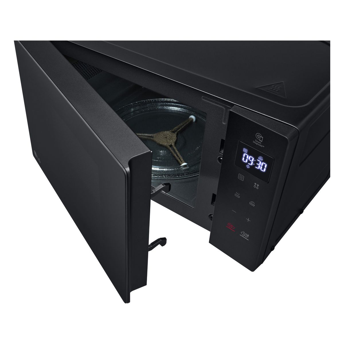 LG Micro-ondes monofonction MS2032GAS  - Capacité 20 L - Noir