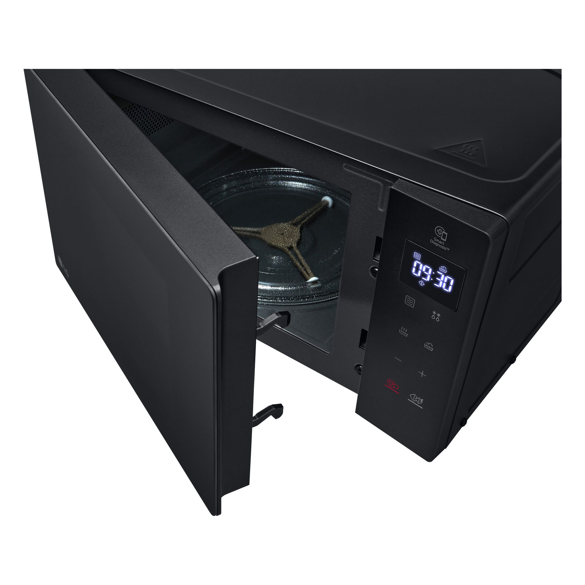 Voir la diapositive 3 : LG Micro-ondes monofonction MS2032GAS  - Capacité 20 L - Noir