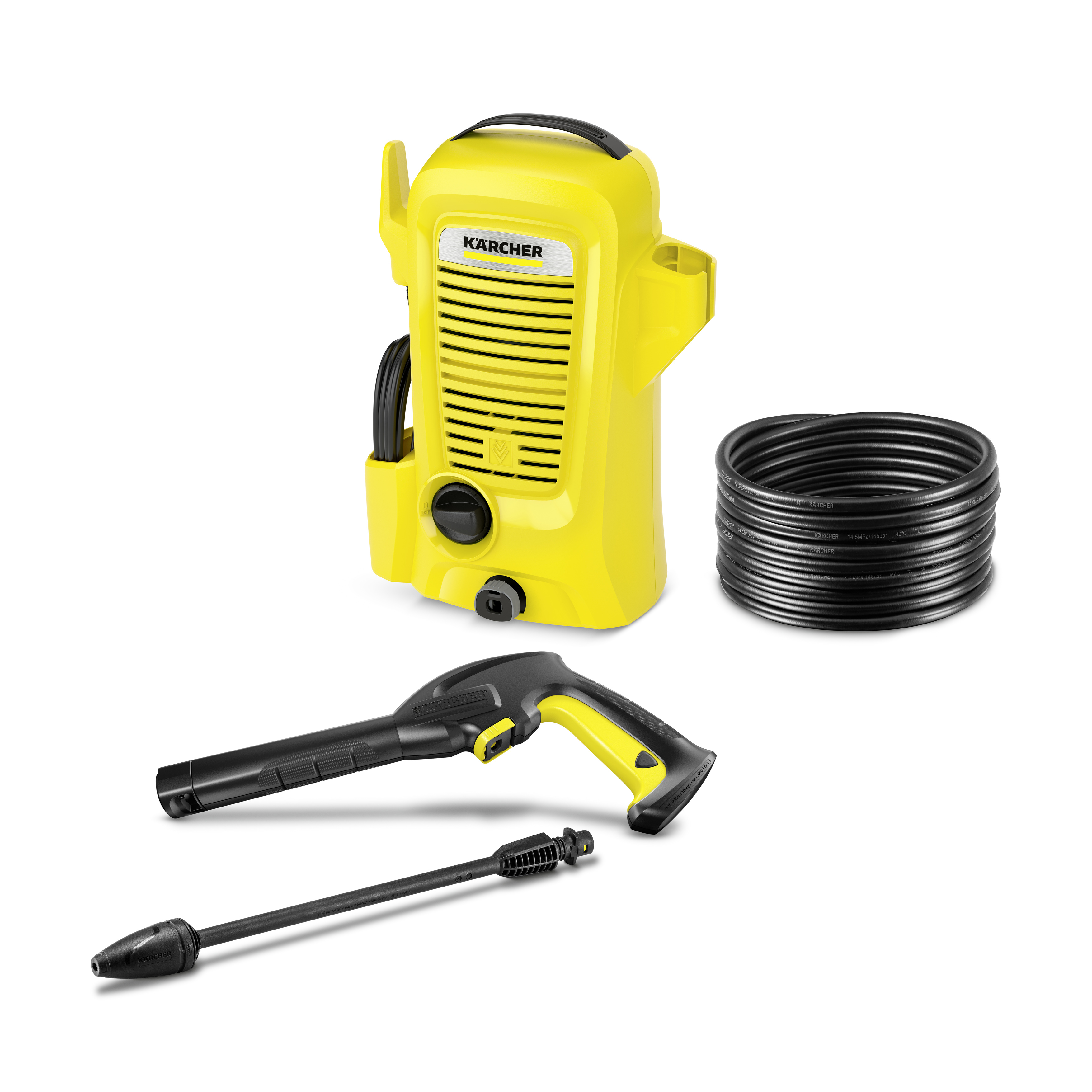 Voir la diapositive 2 : KARCHER Nettoyeur haute pression 110 bars K2 Universel - Jaune /noir