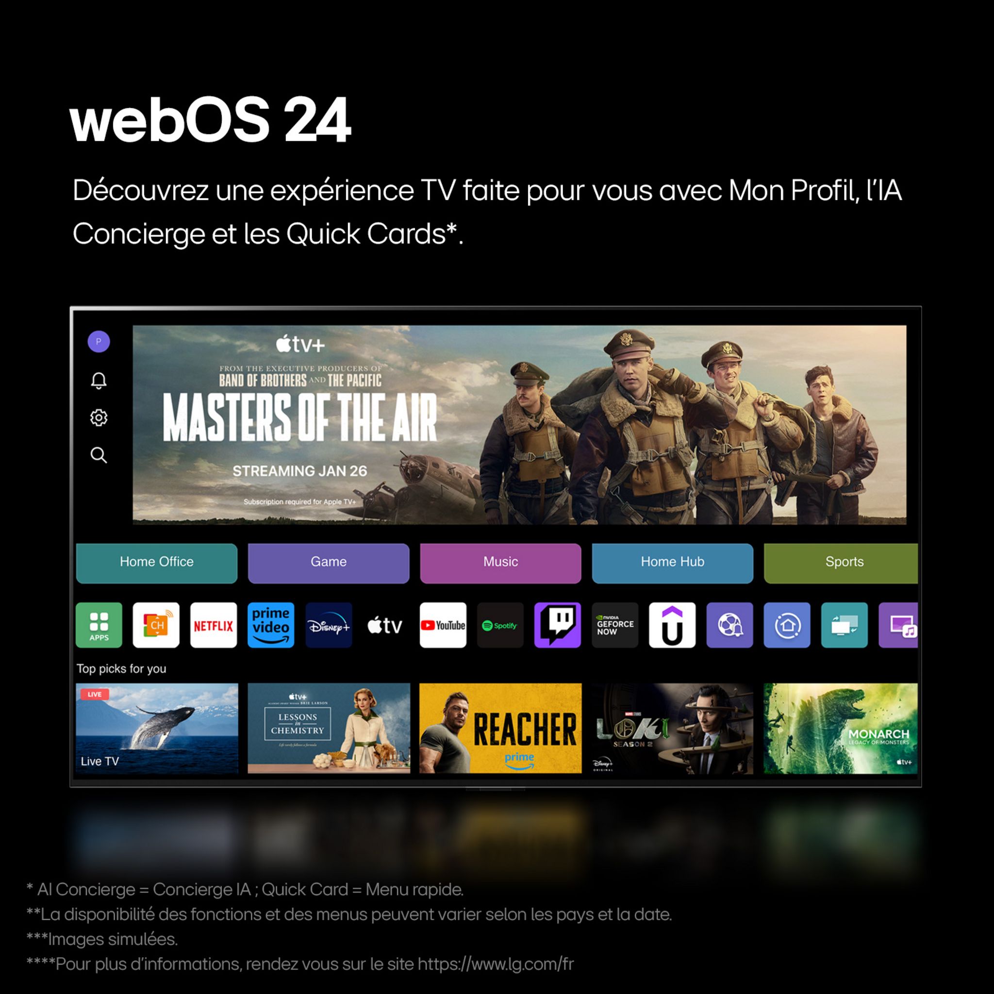 Voir la diapositive 7 : LG 43UT7300 2024 TV LED 4K Ultra HD 109 cm Smart TV