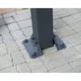 Voir la diapositive 3 : PALRAM Carport alu gris adossé 14,5 m² toit plat- PALMA 5000