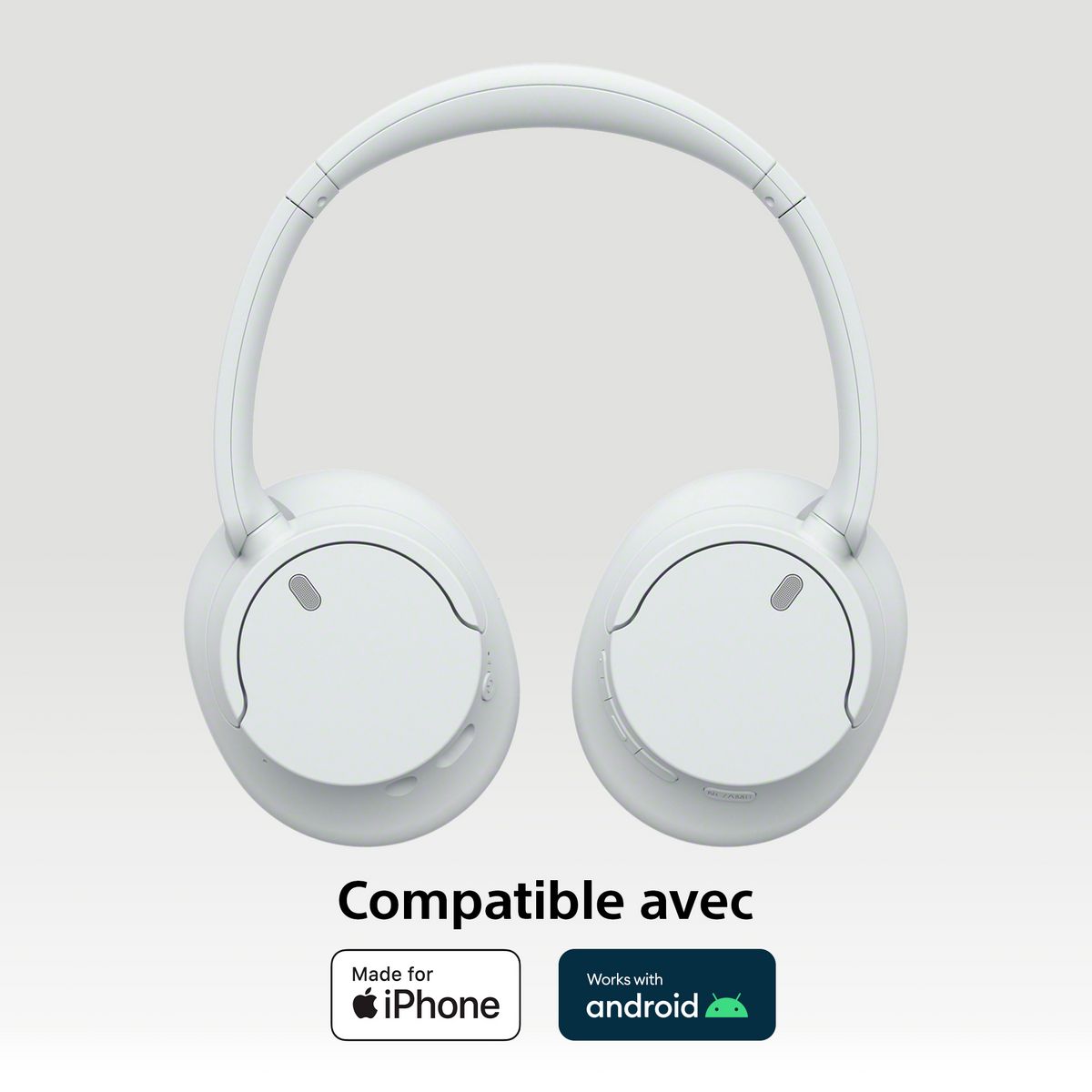 SONY Casque Avec fil et sans fil Arceau Appels/Musique USB Type-C Bluetooth - Blanc