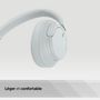 Voir la diapositive 6 : SONY Casque Avec fil et sans fil Arceau Appels/Musique USB Type-C Bluetooth - Blanc