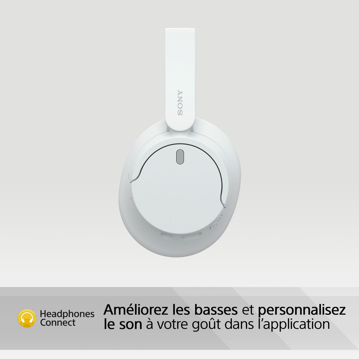 SONY Casque Avec fil et sans fil Arceau Appels/Musique USB Type-C Bluetooth - Blanc