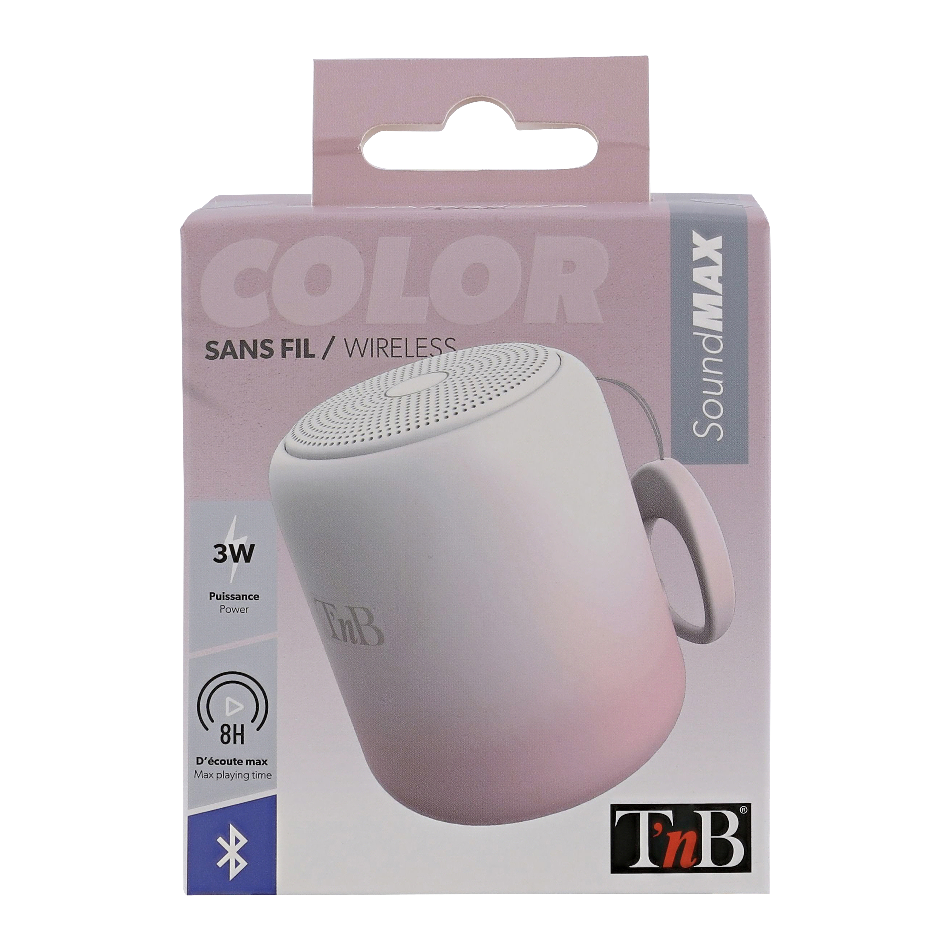 Voir la diapositive 6 : TNB Enceinte sans fil  Color - Rose