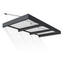 Voir la diapositive 8 : PALRAM Marquise 140 x 286 cm Anthracite/Transparent - SOPHIA XL 3000