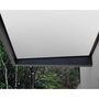 Voir la diapositive 4 : PALRAM Marquise 95 x 160 cm Anthracite/Blanc translucide - SOPHIA 1600